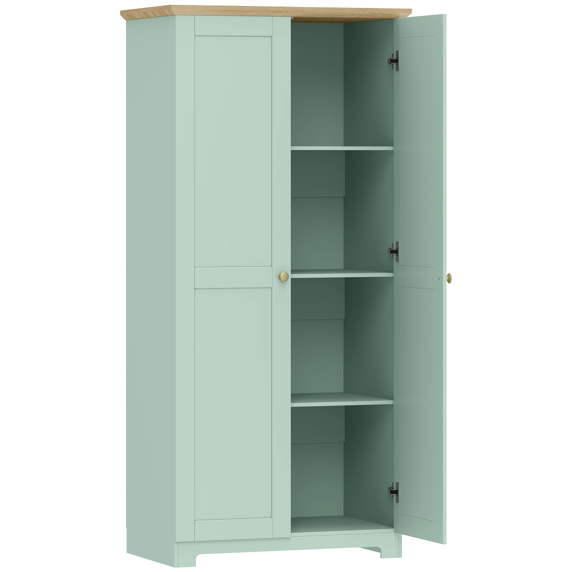 Broshaw Light Green MDF Kitchen Cupboard - 80cm