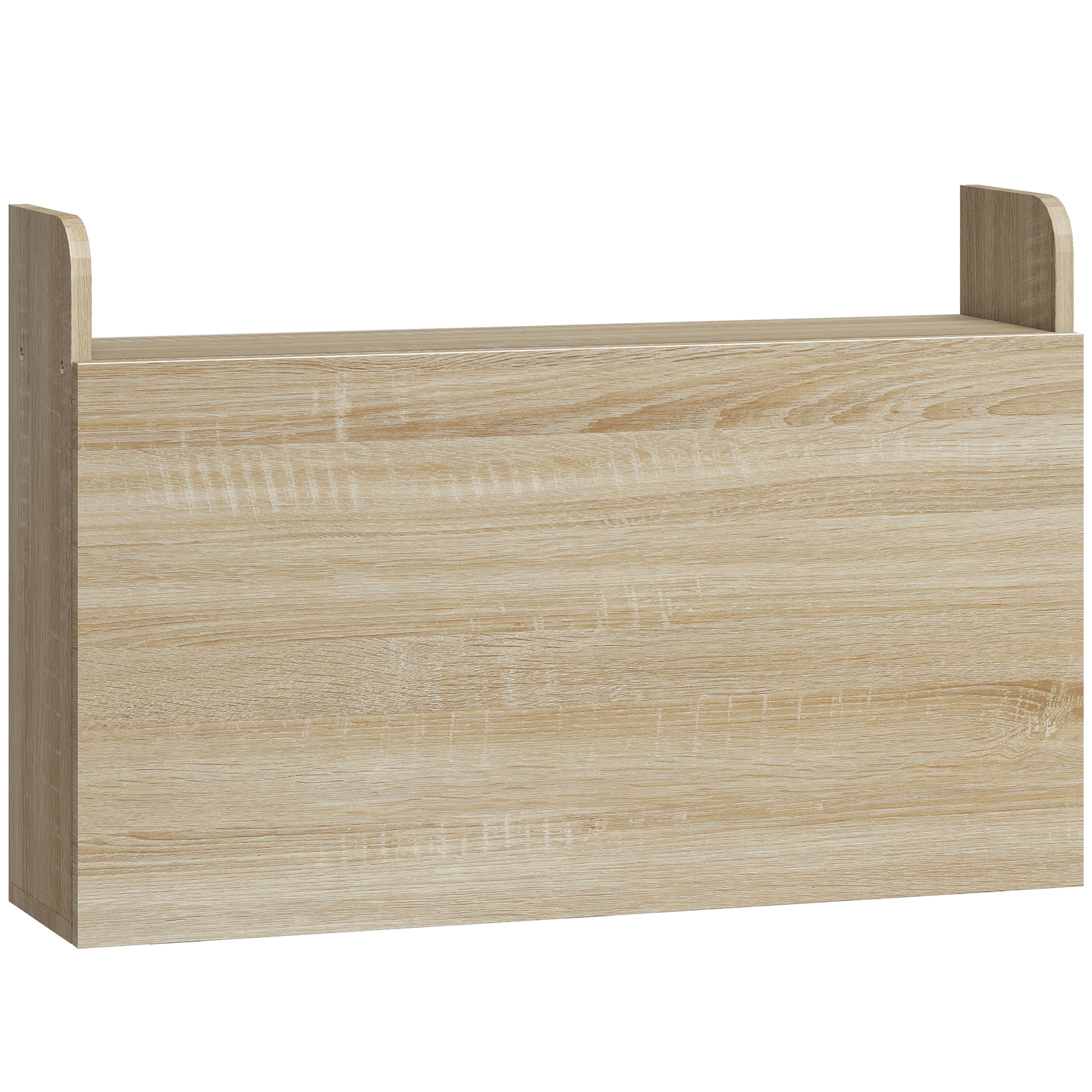 Luxmont Oak Wall Mounted Desk - 77cm