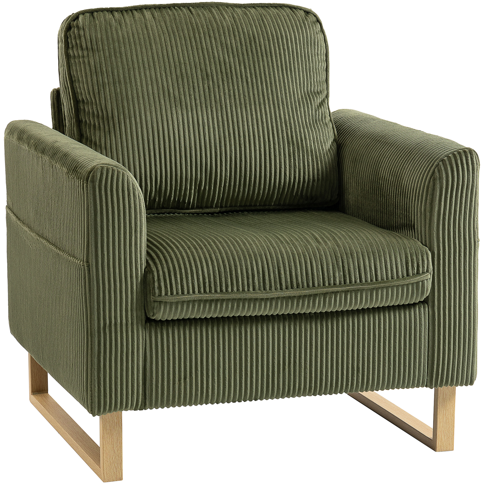 Belton Metal Armchair - Dark Green