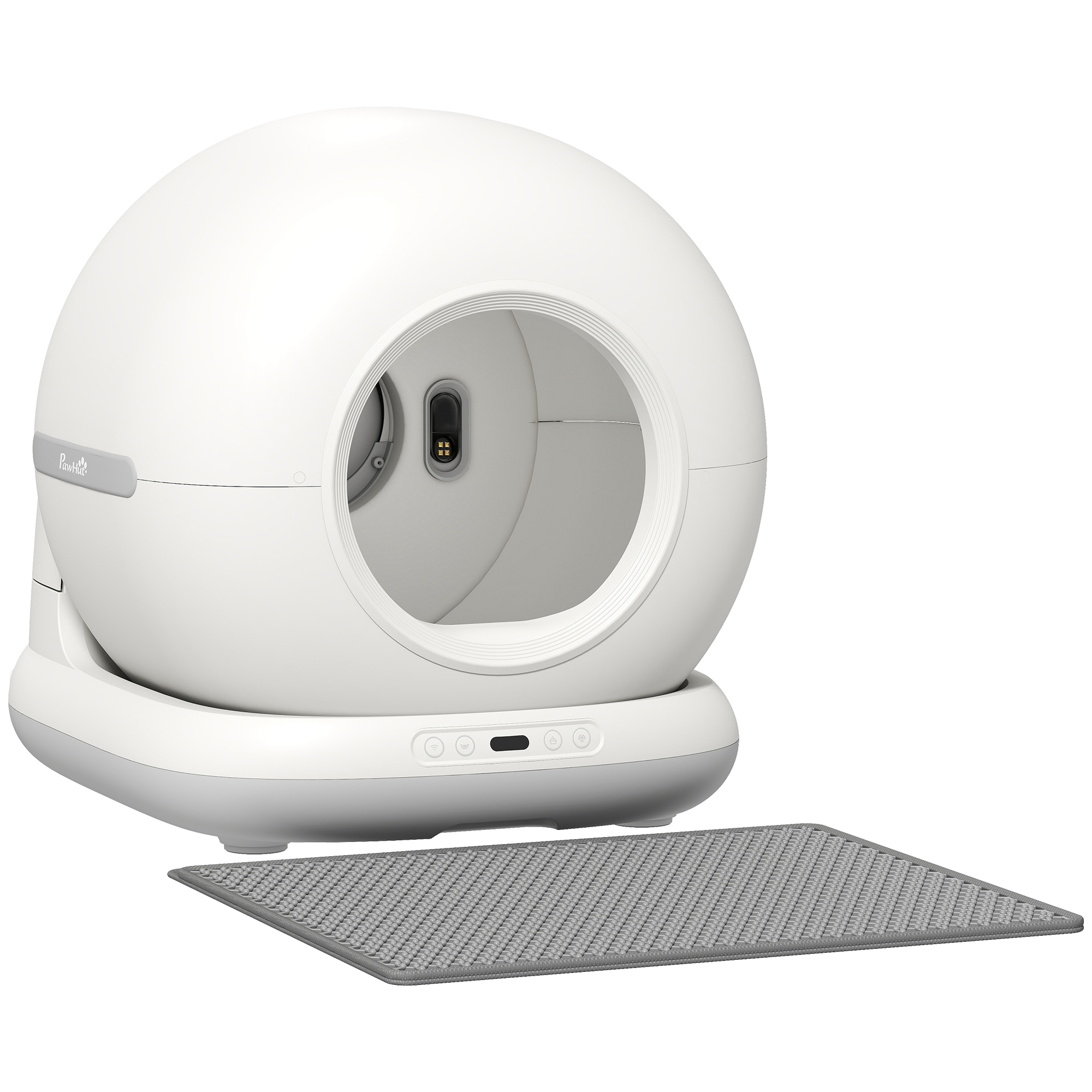 Wexona White Abs Automatic Cat Litter Box Tray - 47.5cm