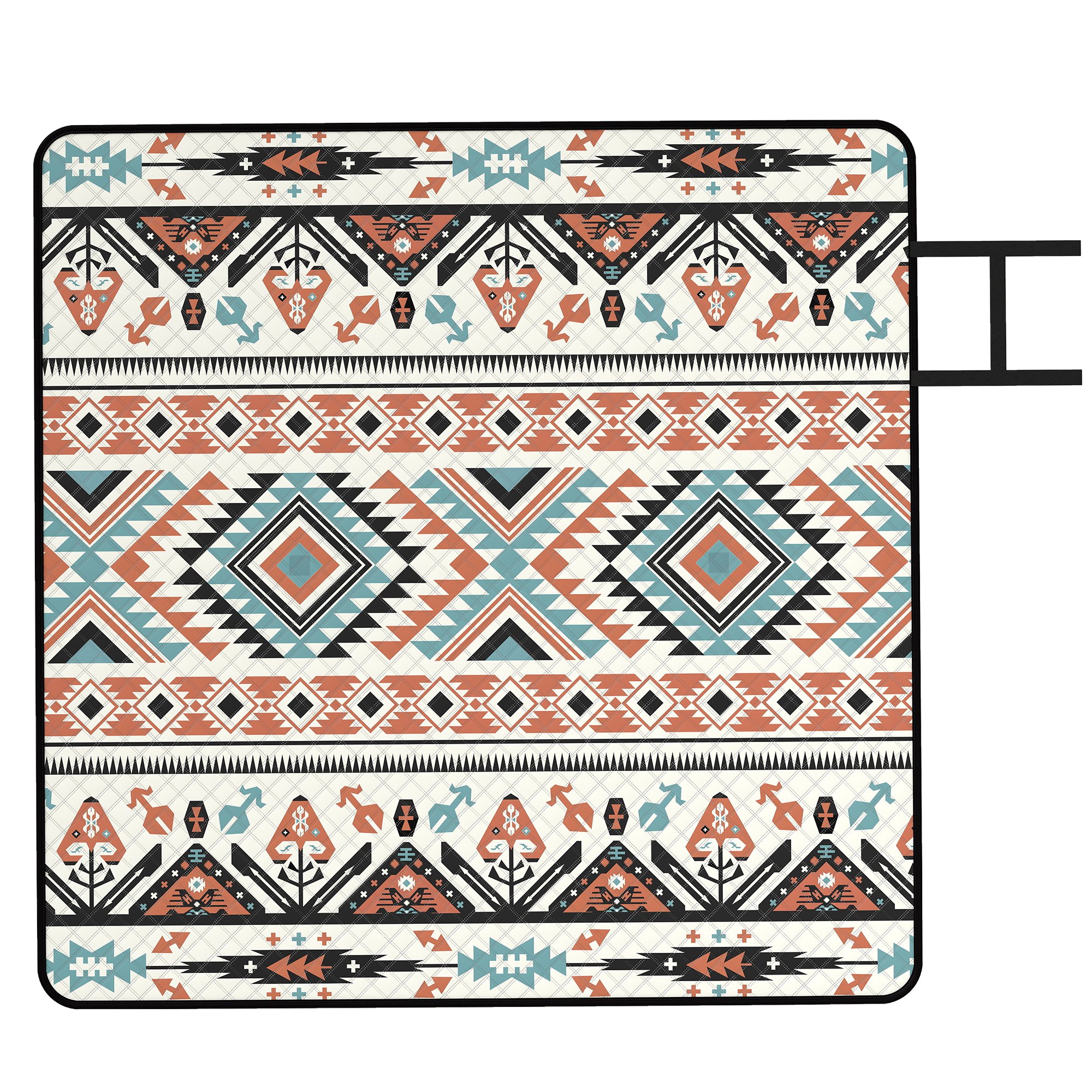 Wexloft Multi-colour Fabric Picnic Blanket - 200cm