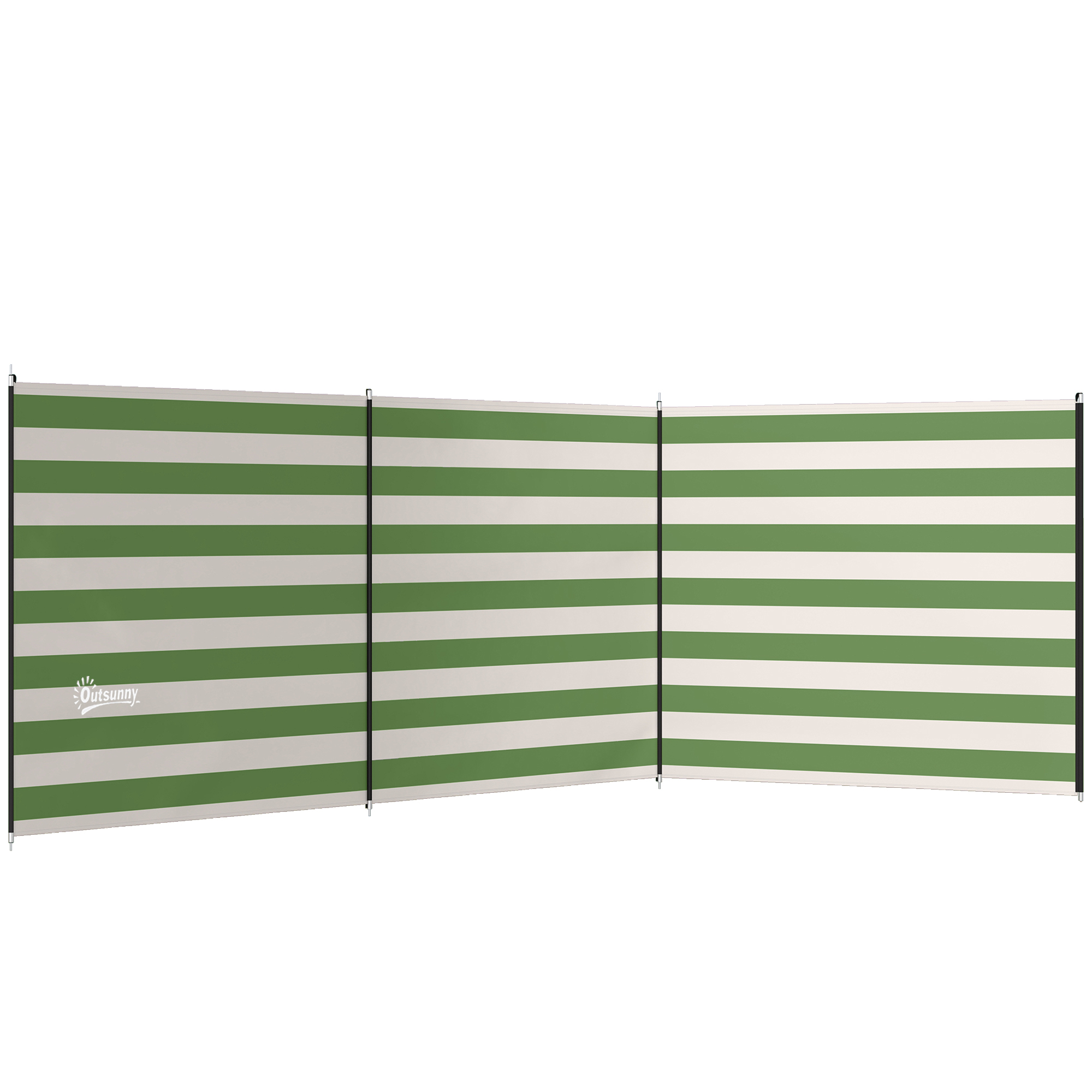 Wexbyrn Army Green Steel Camping Wind Wall