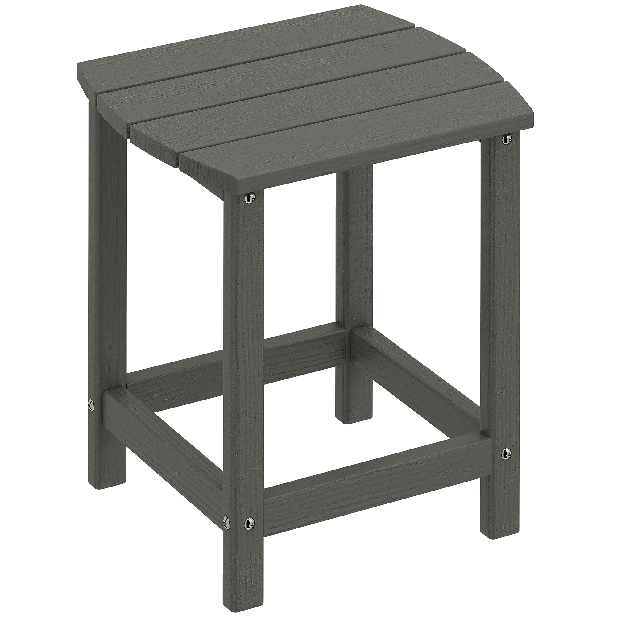 Grey HDPE Coffee Table - 48cm