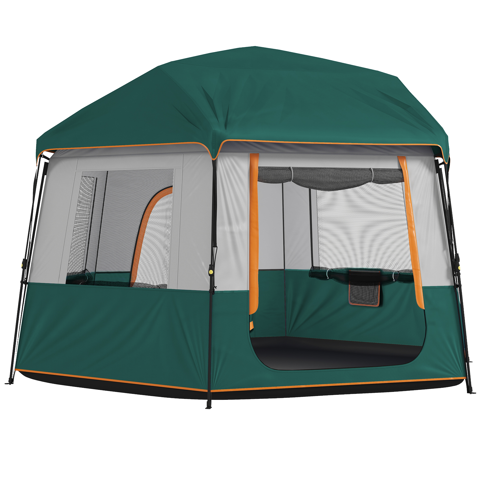 Wexbury Green Fabric Camping Tent - 350cm