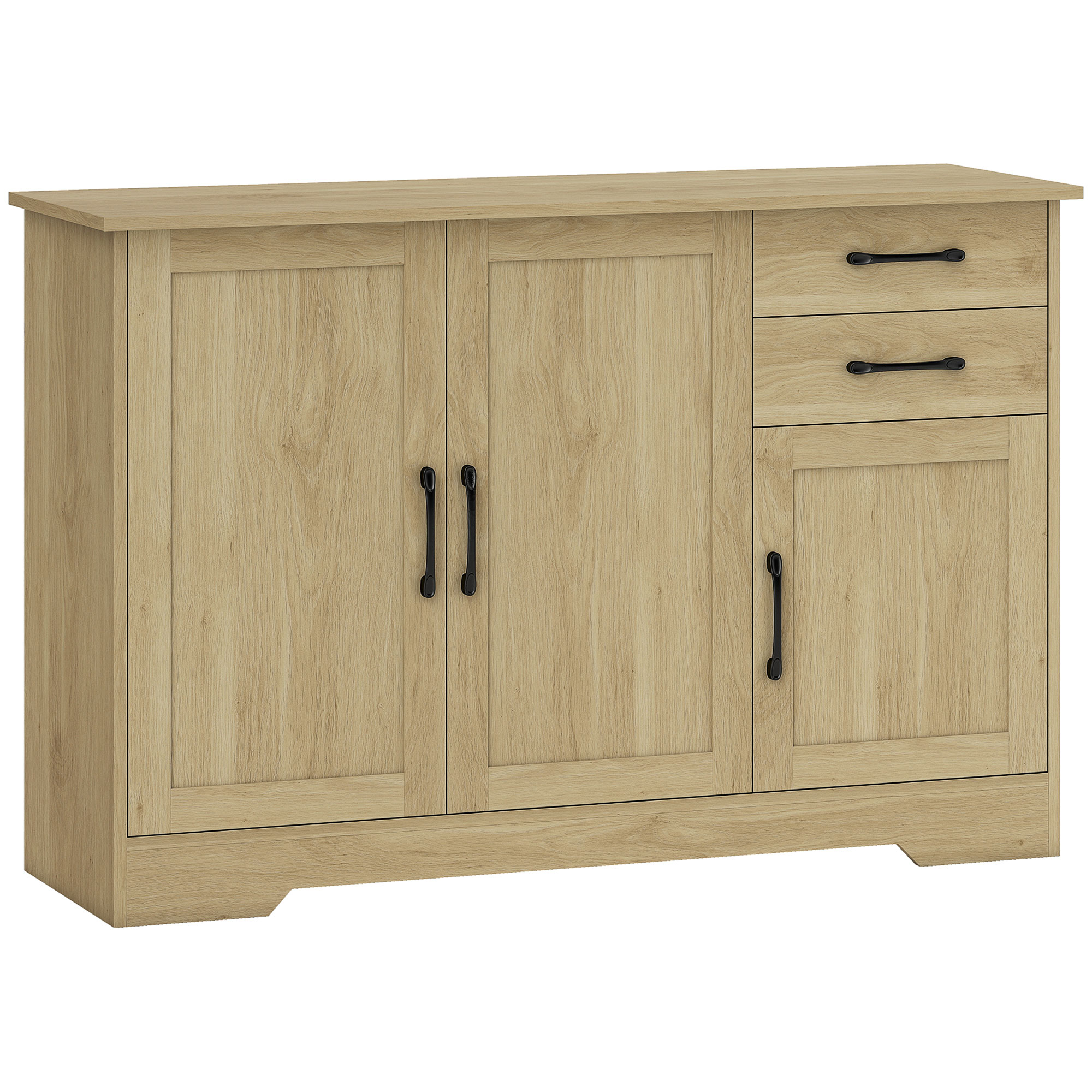 Valridg Natural Sideboard with 2 Drawers - 120cm