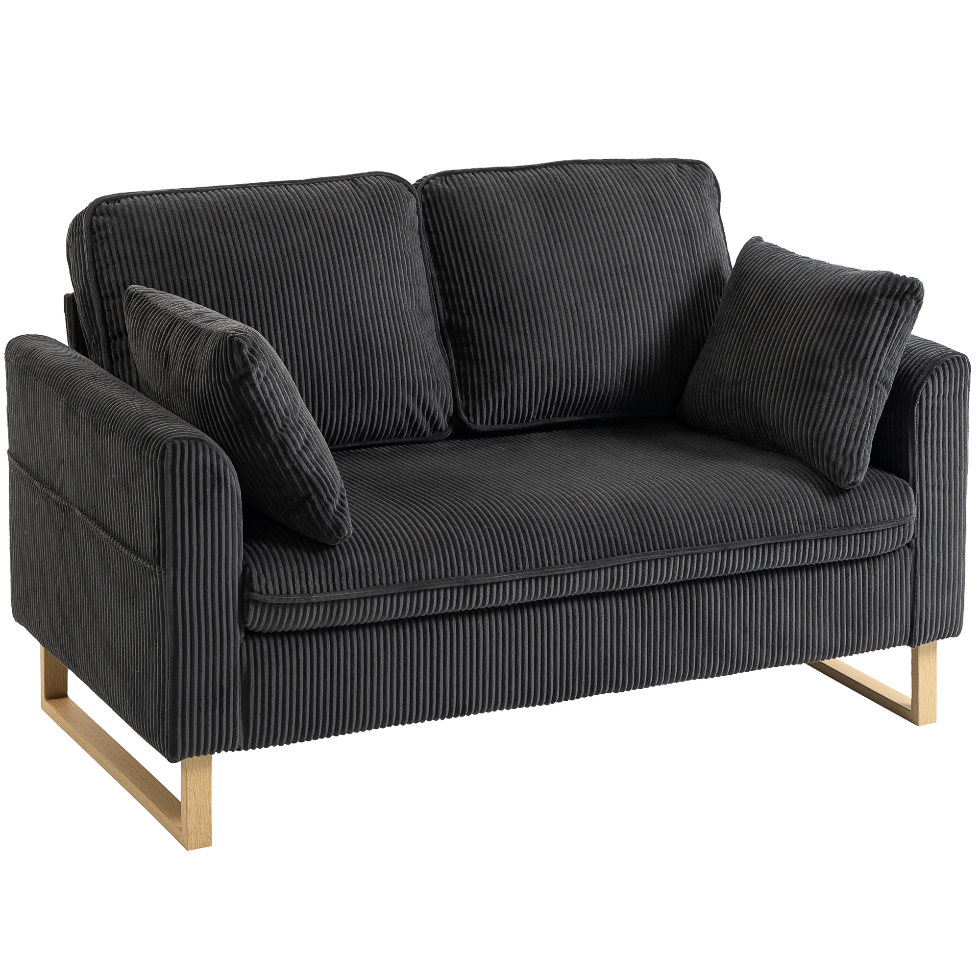 Belford Metal 2 Seater Sofa - Grey