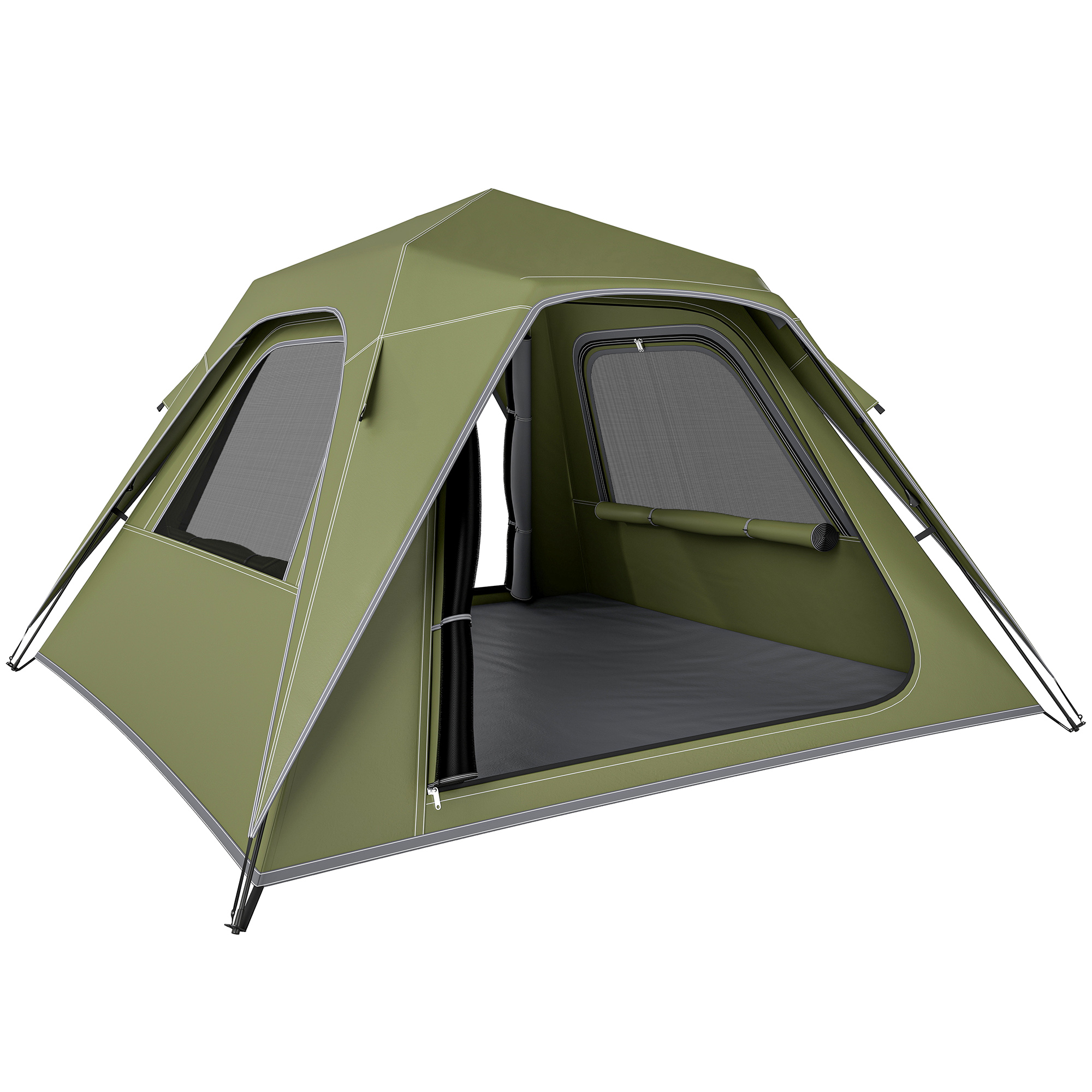 BELLEY Green Fabric Camping Tent - 240cm