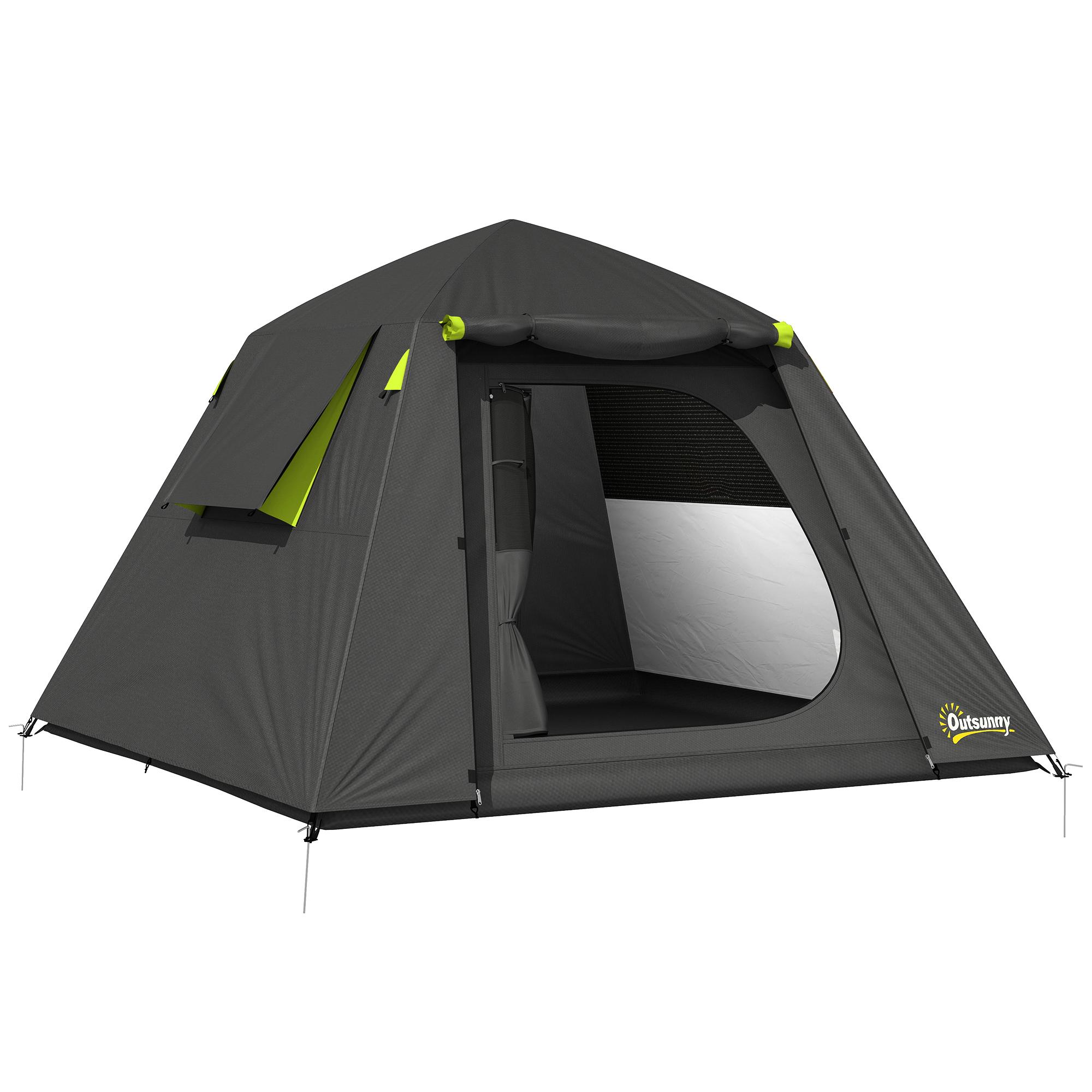 Easdene Grey PE Camping Tent - 210cm