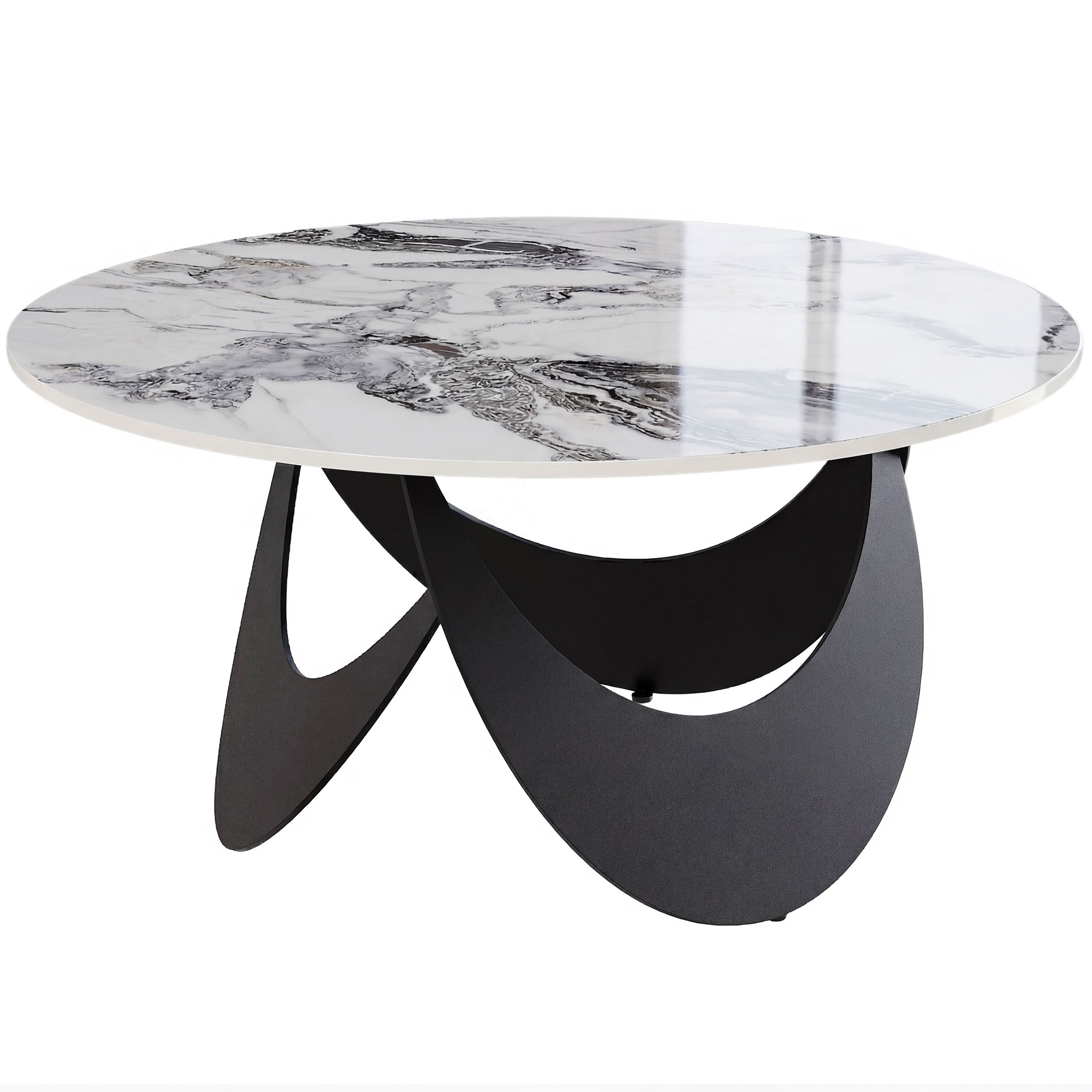 Brodene White Coffee Table - 80cm