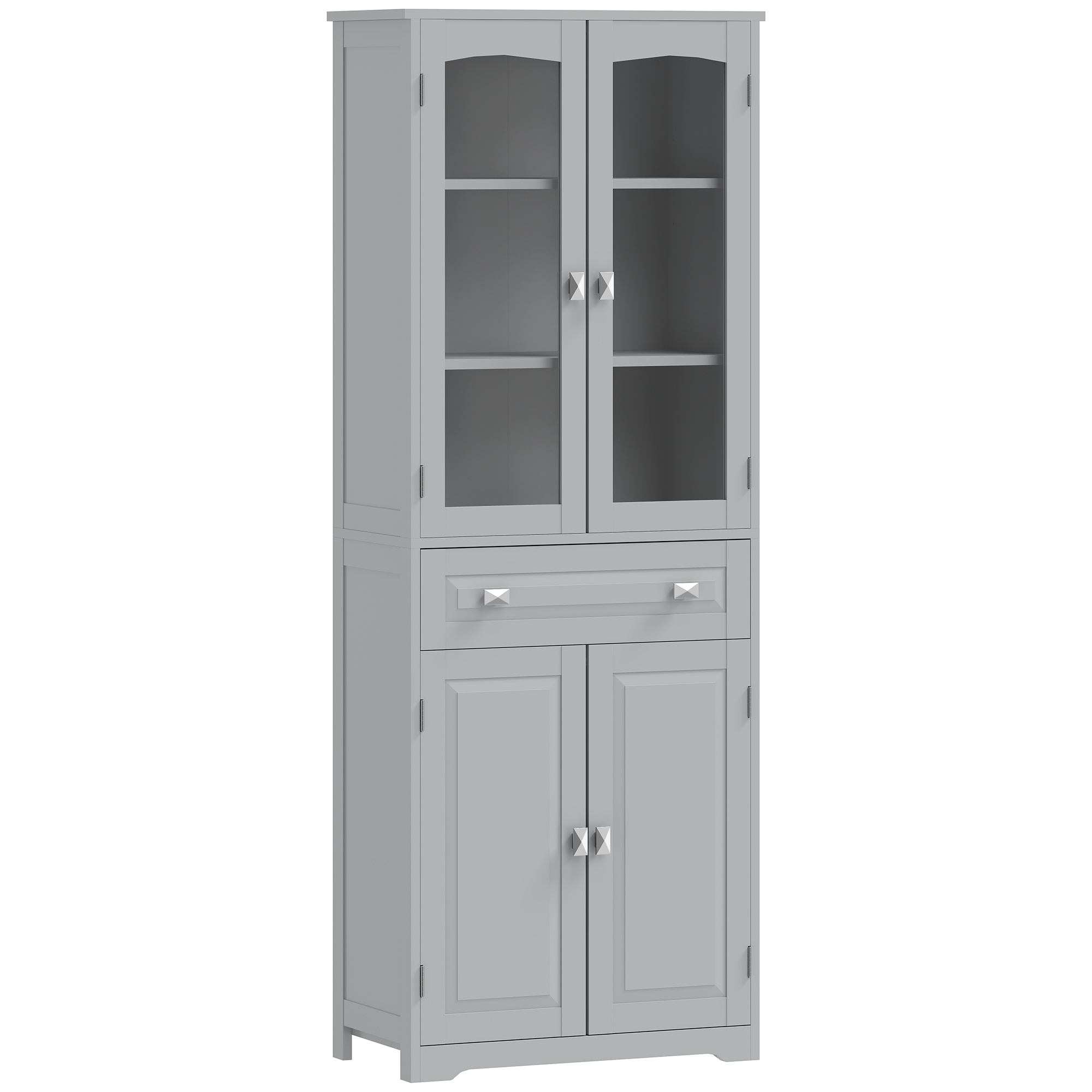 Valmoor Grey MDF Kitchen Storage Cabinet - 60cm