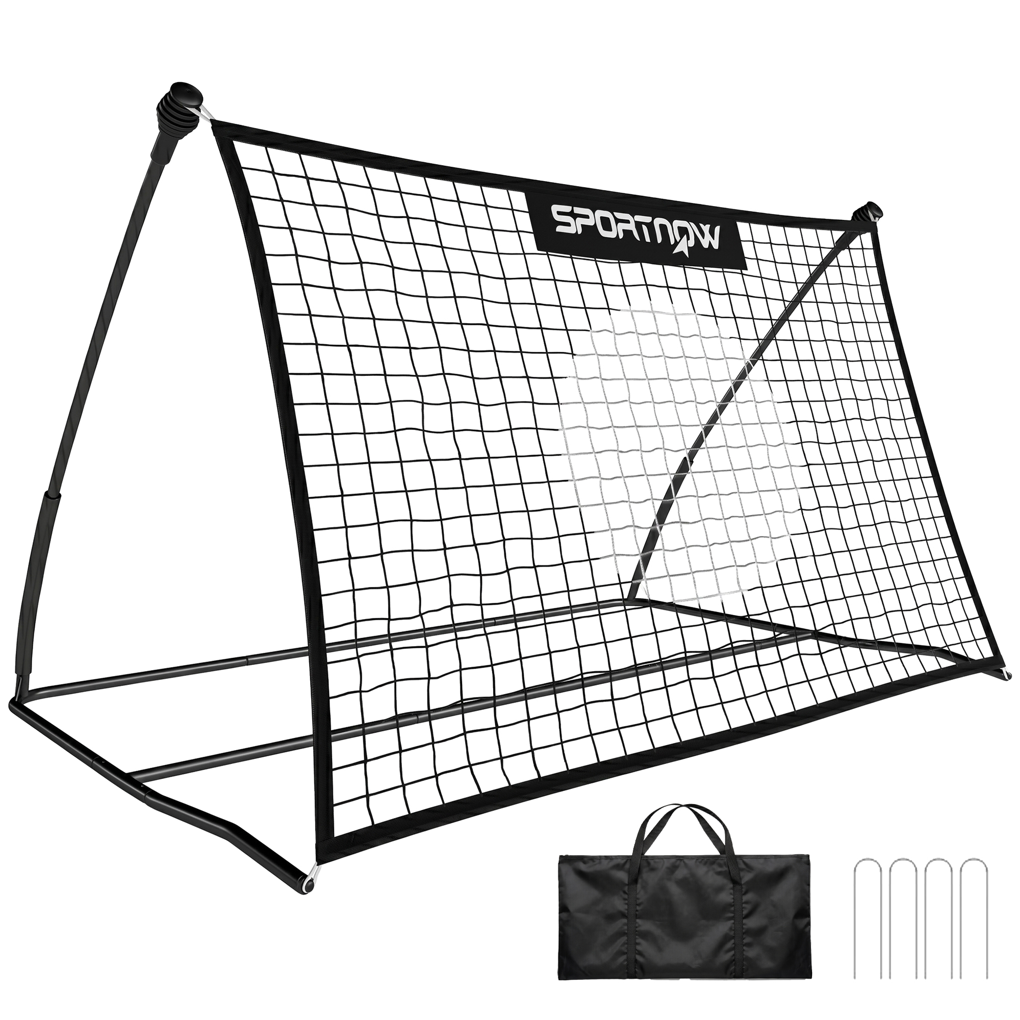 Lyrora Black Metal Football Rebounder Net - 150cm