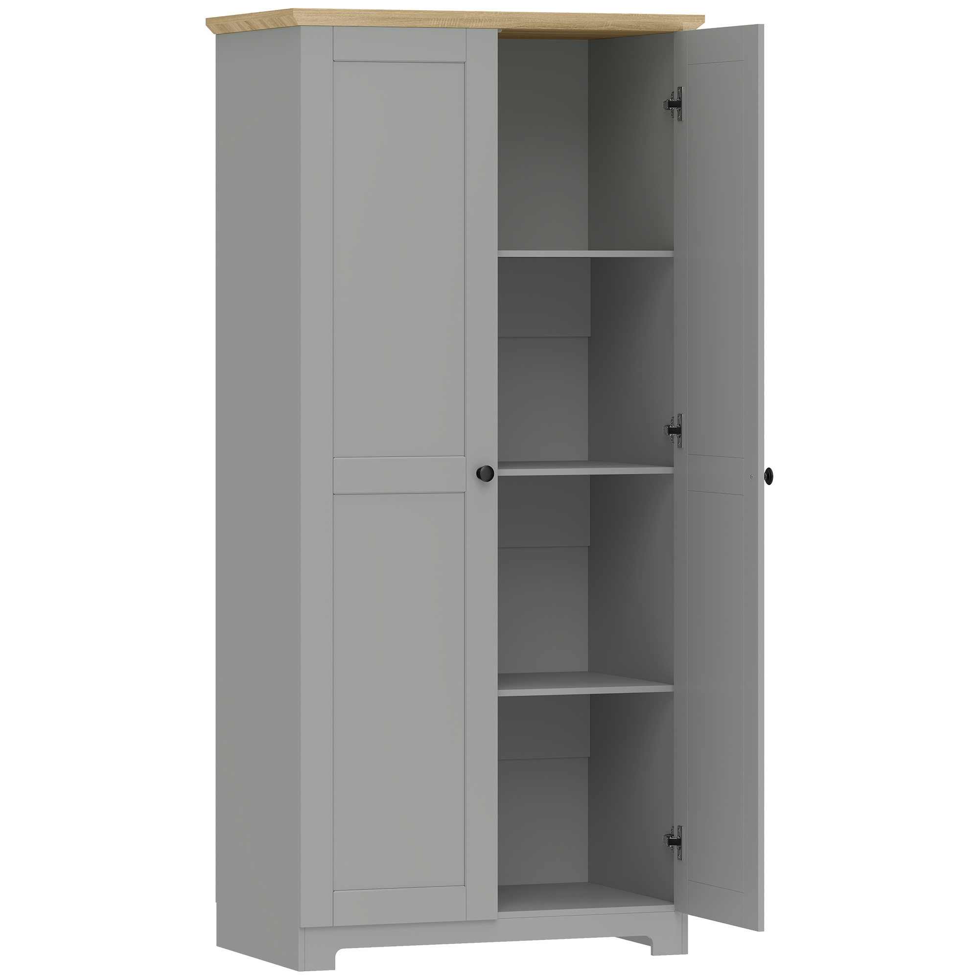 Broshaw Grey MDF Kitchen Cupboard - 80cm