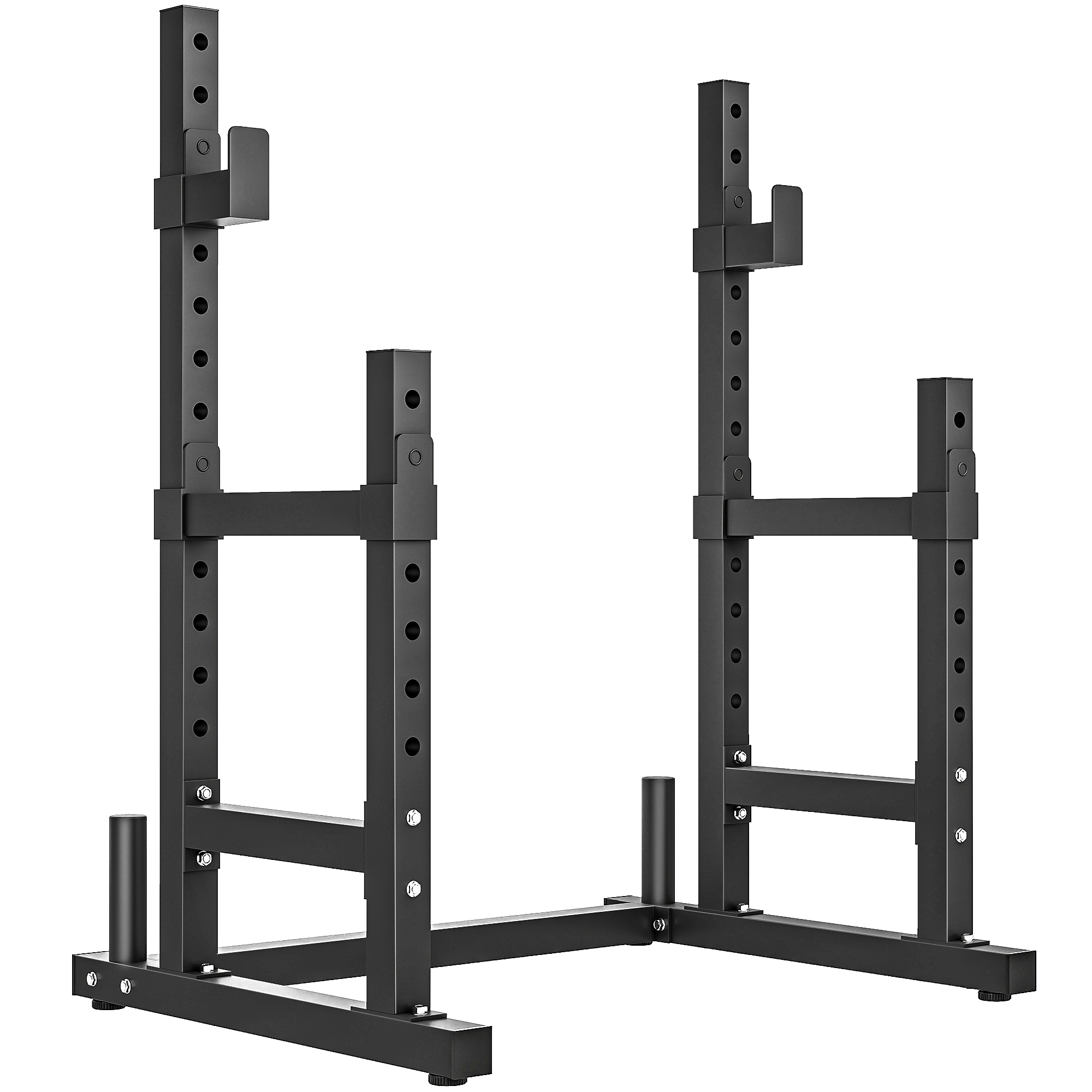 Zenex Black Steel Squat Rack 300kg Load - 91cm