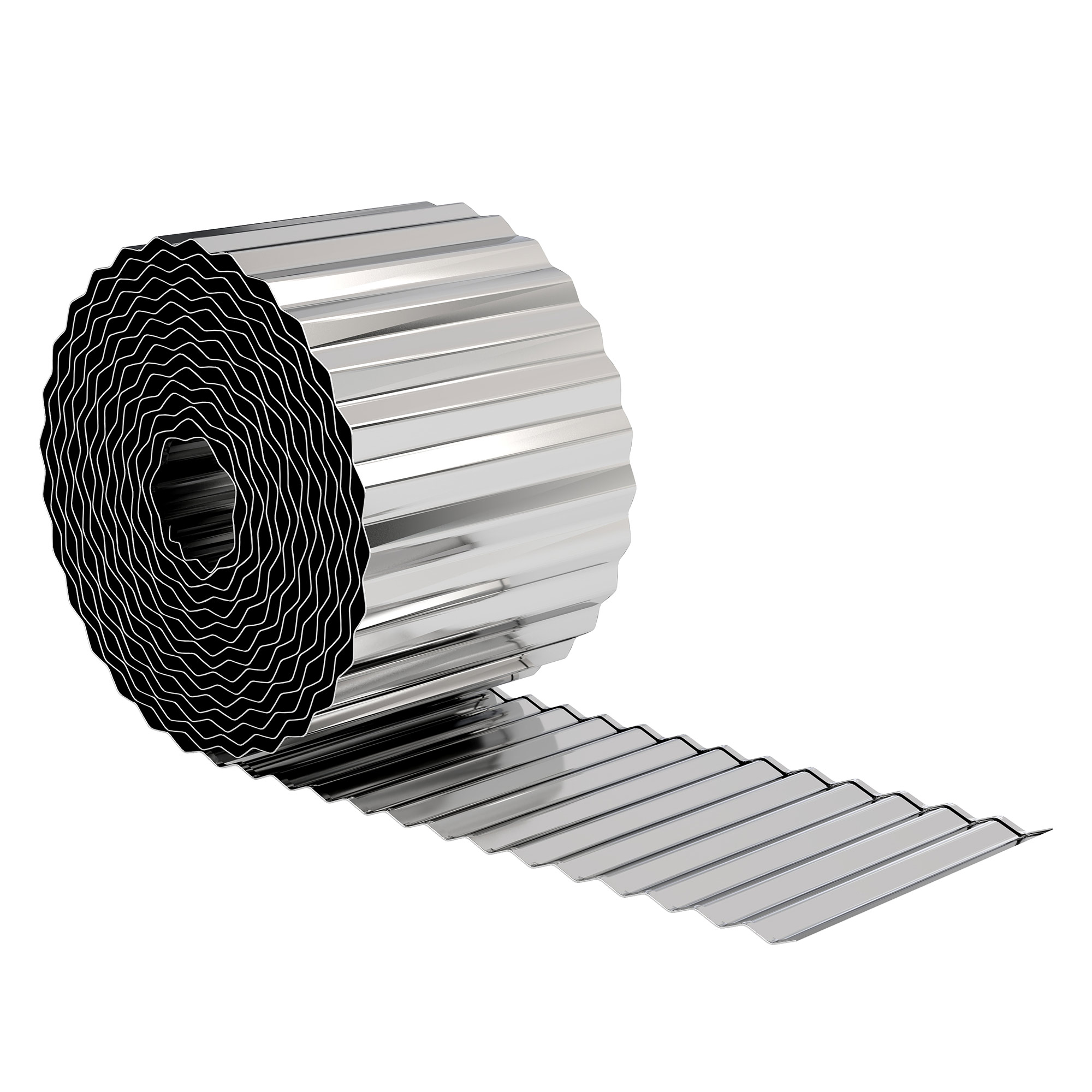 Brimore Silver Steel Fence - 650cm