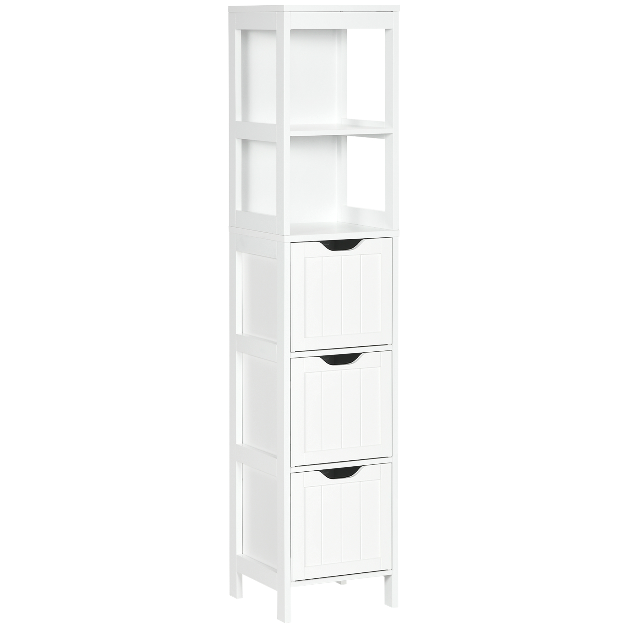 White MDF Storage Cabinet - 30cm