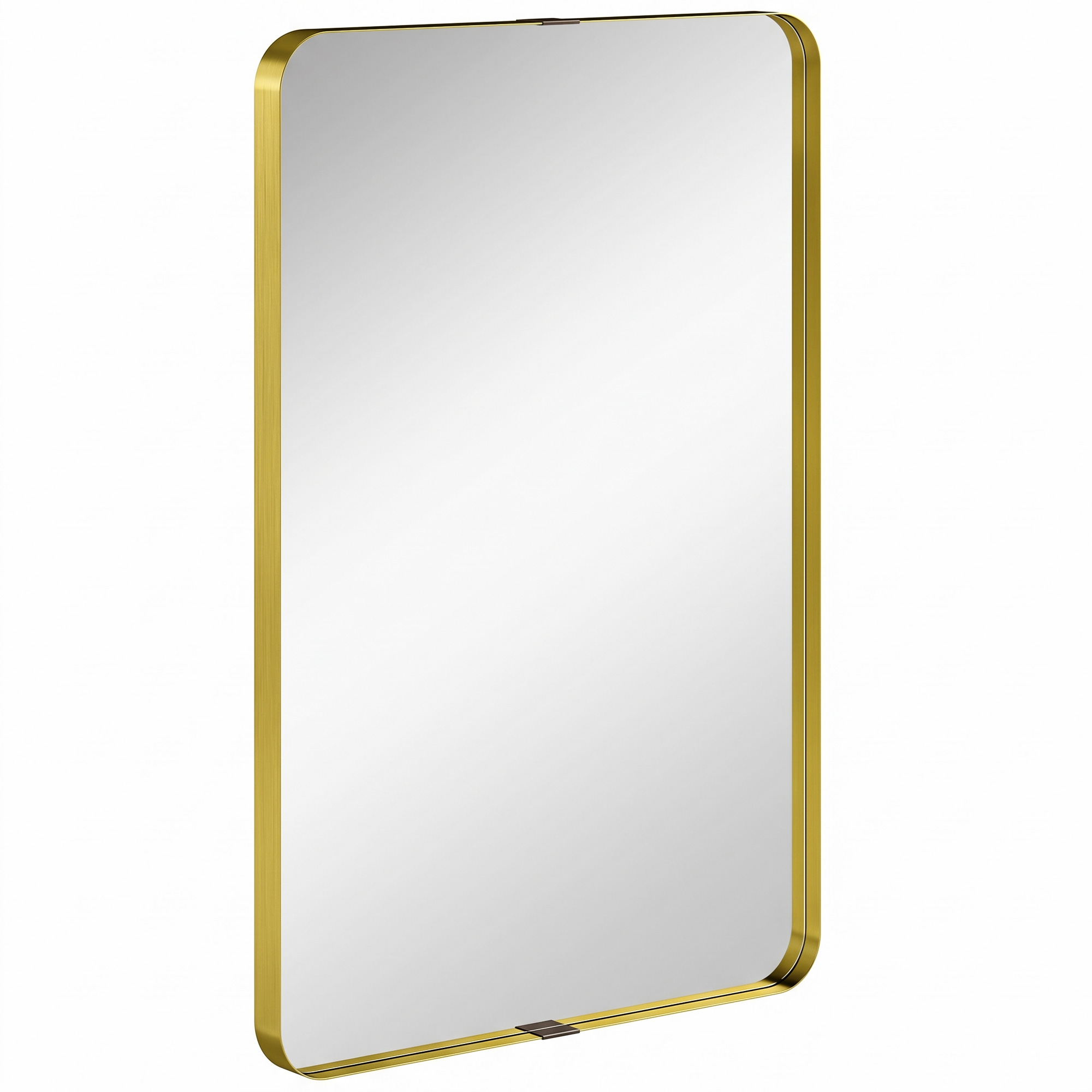 Dalbury Gold Tone Wall Mirror Rectangular - 60cm