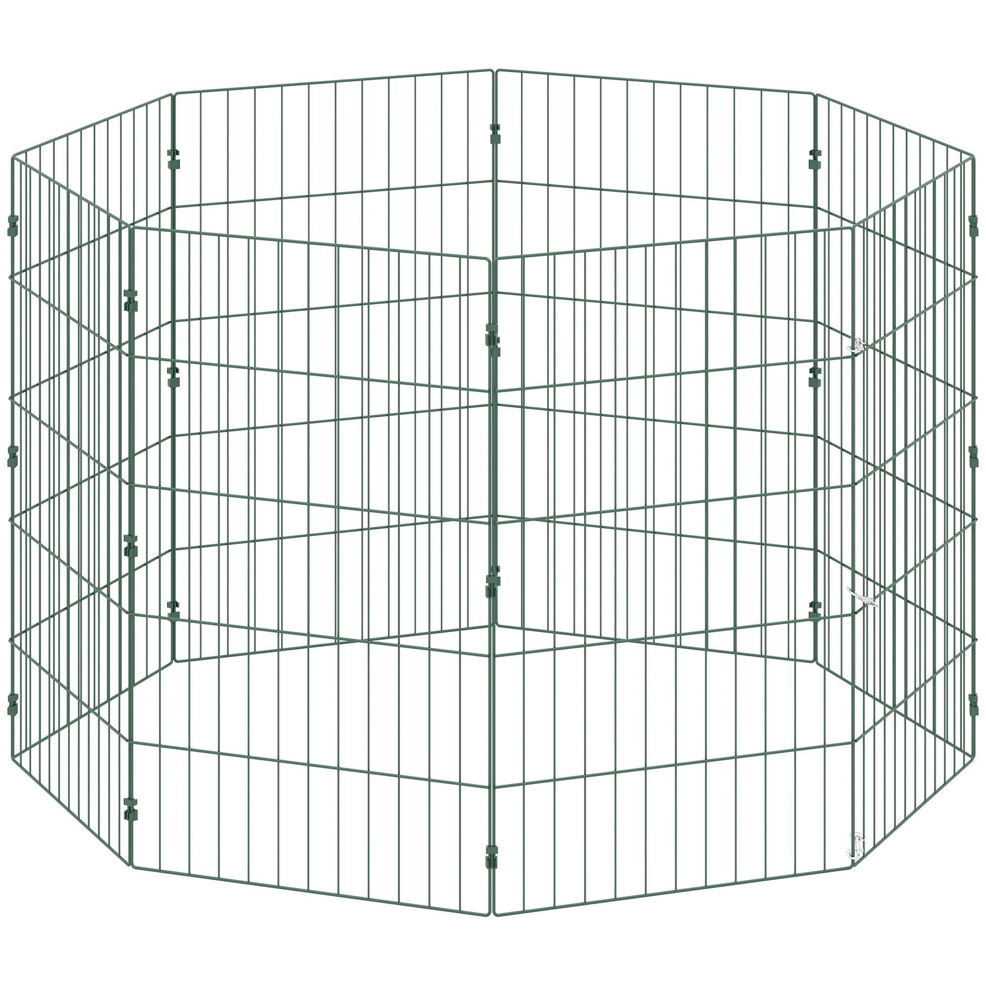 Wexglen Green Steel Pet Cage - 80cm