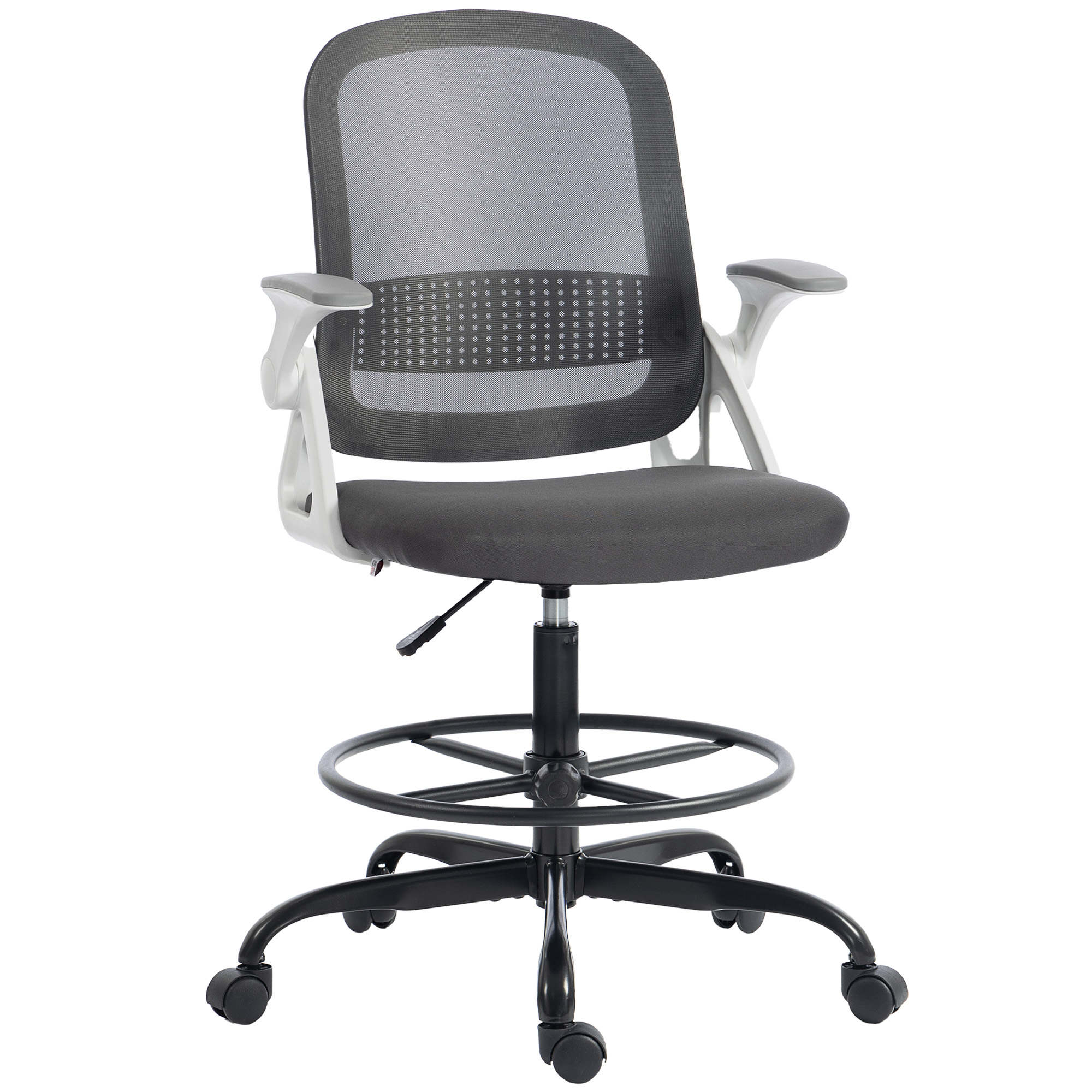 Cammoor Grey Steel Office Chair - 58cm