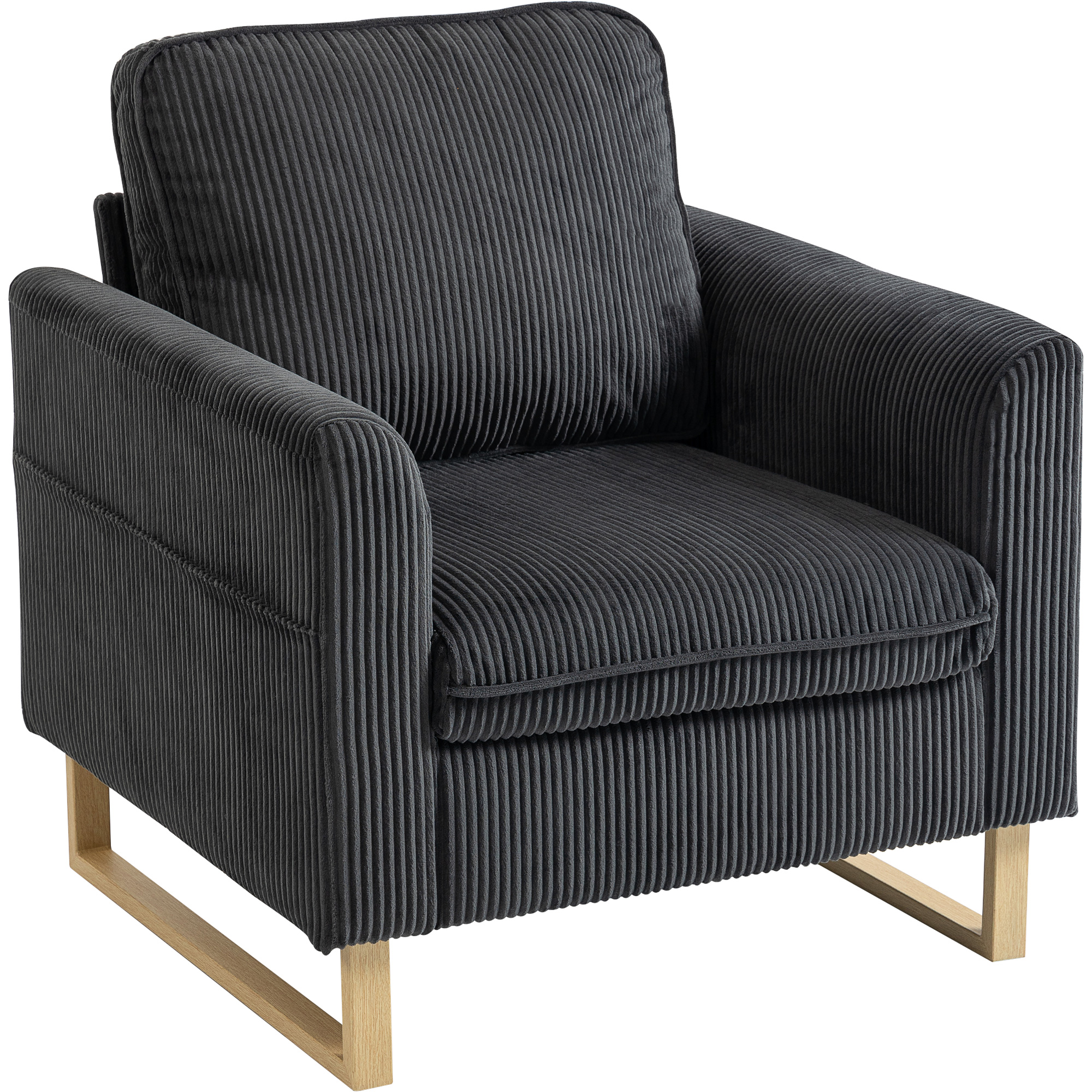 Belton Metal Armchair - Dark Grey