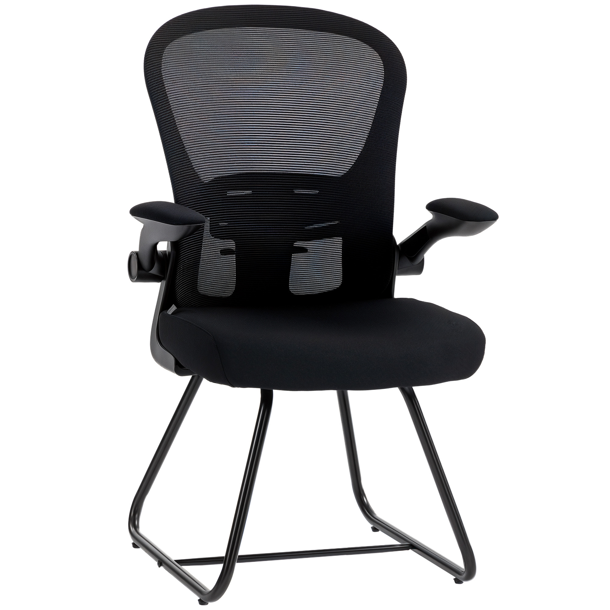 Lyriva Black Steel Office Chair - 61cm