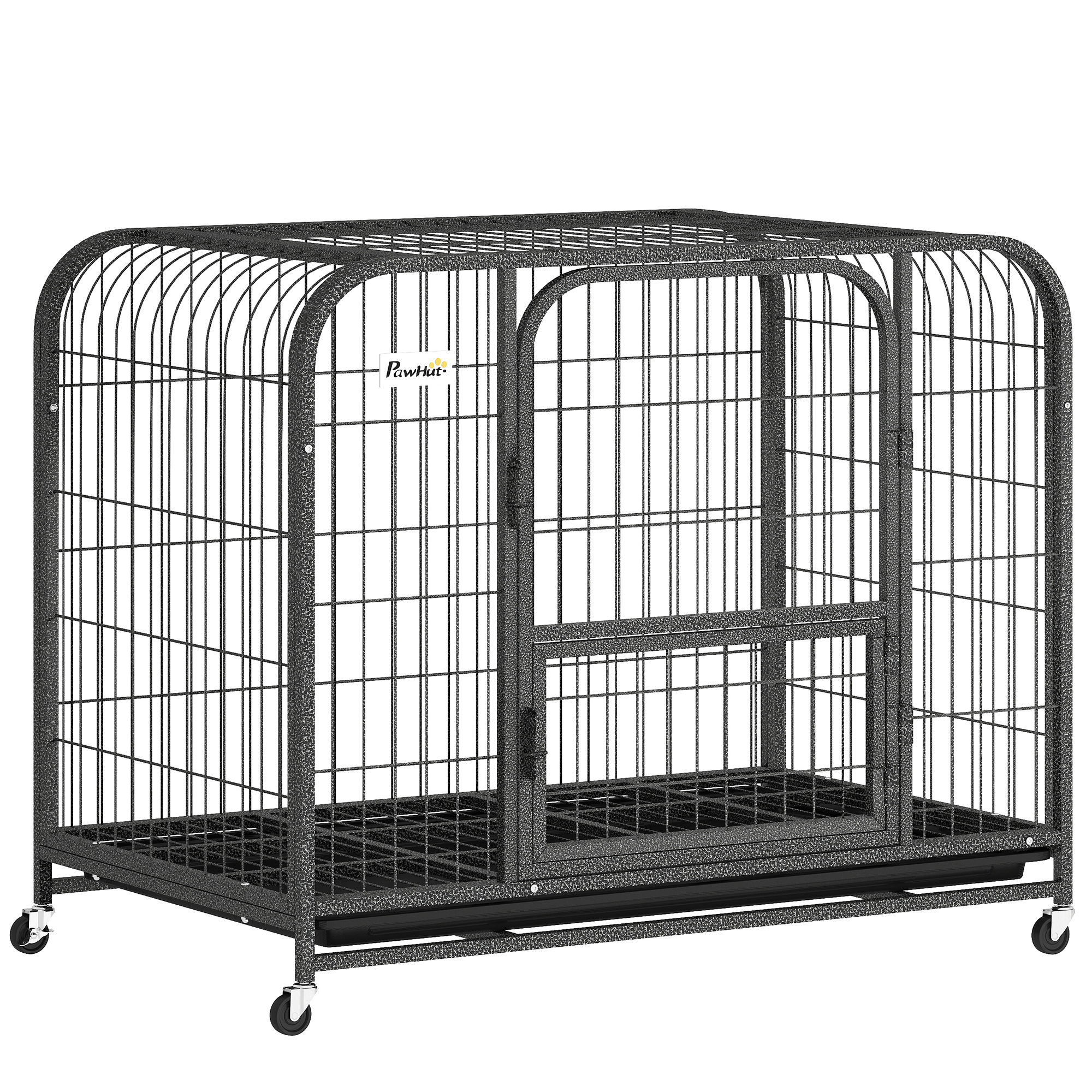 Brolyne Black Steel Pet Cage - 58cm