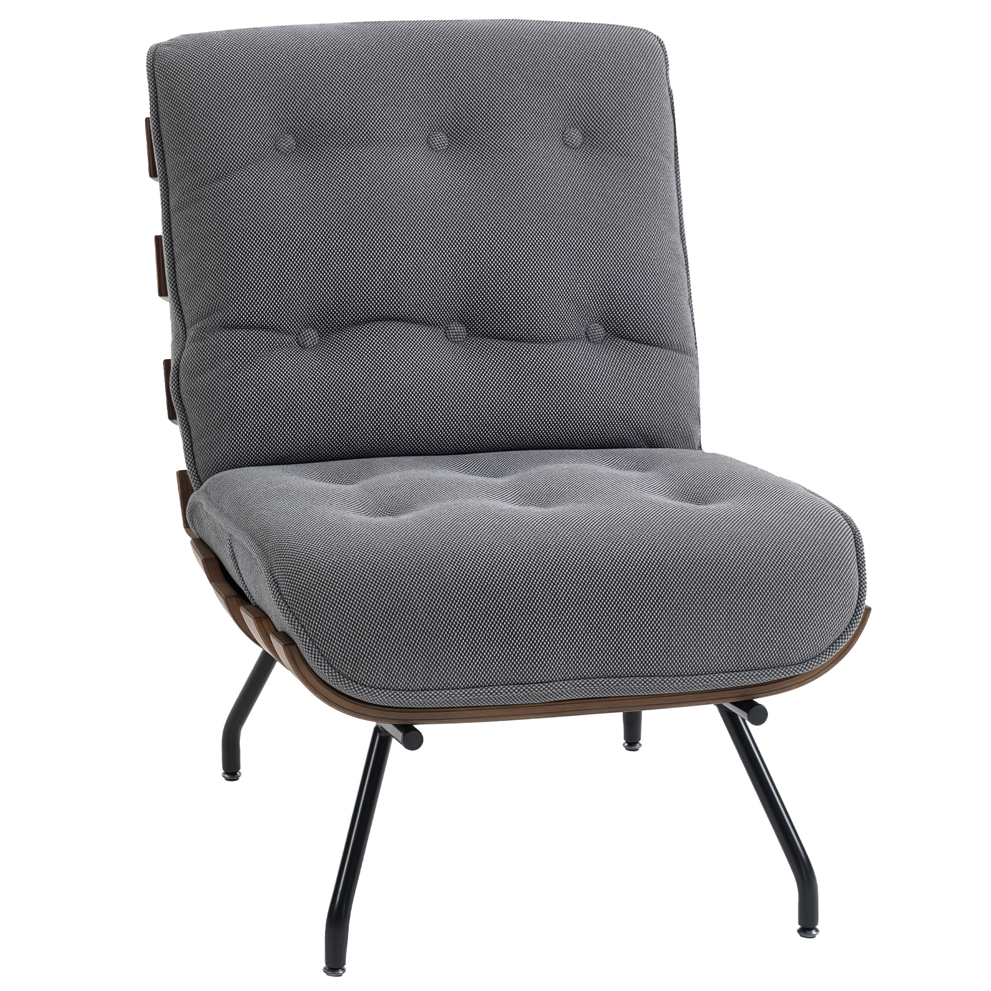 Doreth Steel Accent Chair - Dark Grey