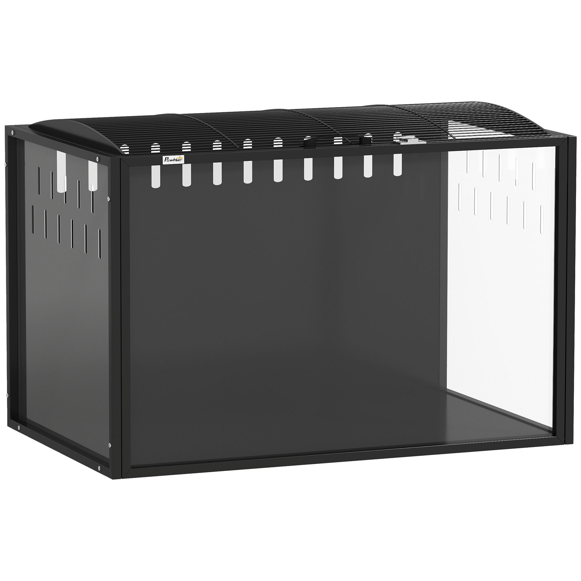Harmoor Black Steel Hamster Cage with Openable Top - 51cm