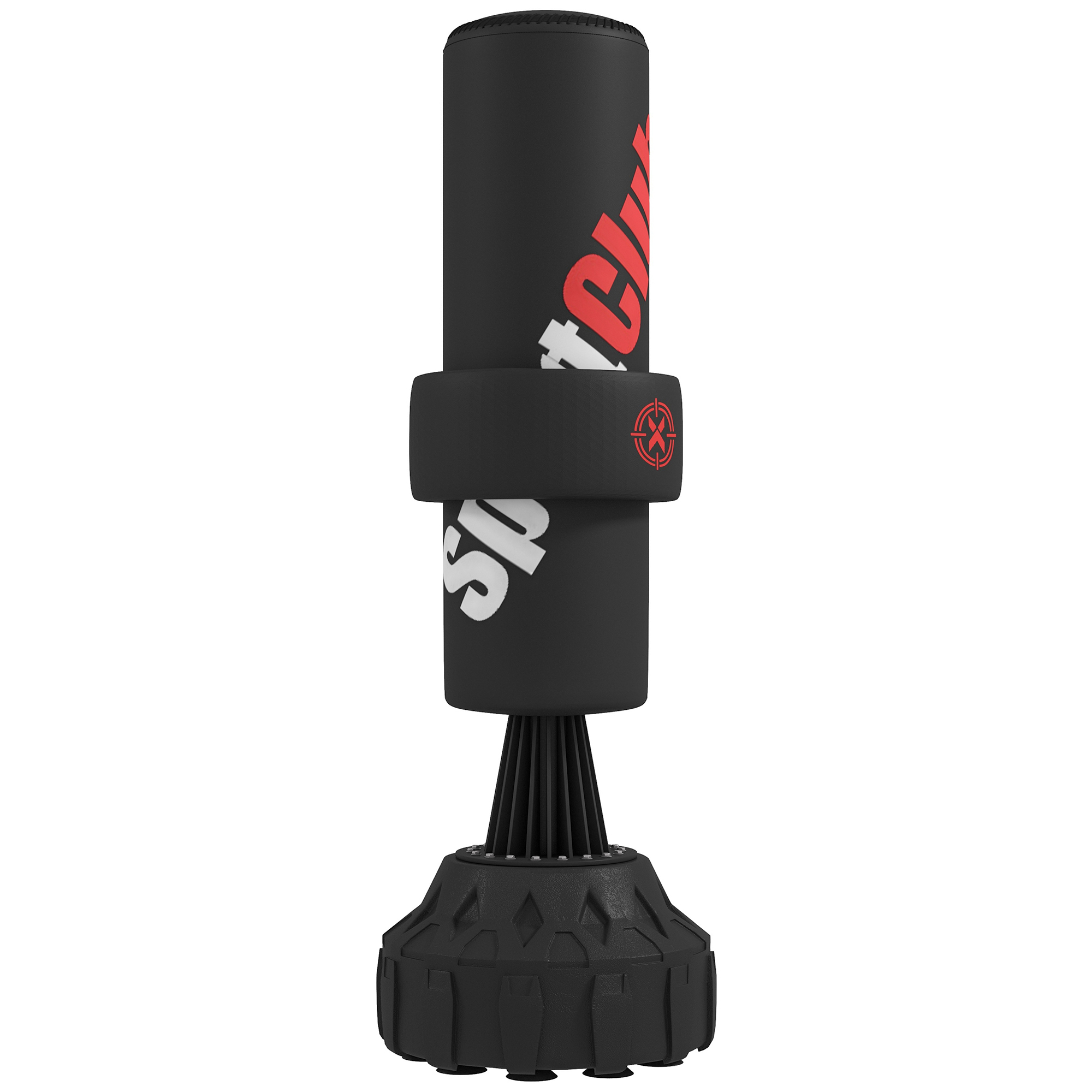 AUDLEY 175 cm Heavy Boxing Punch Bag with Stand and Suction Cup Base - Black