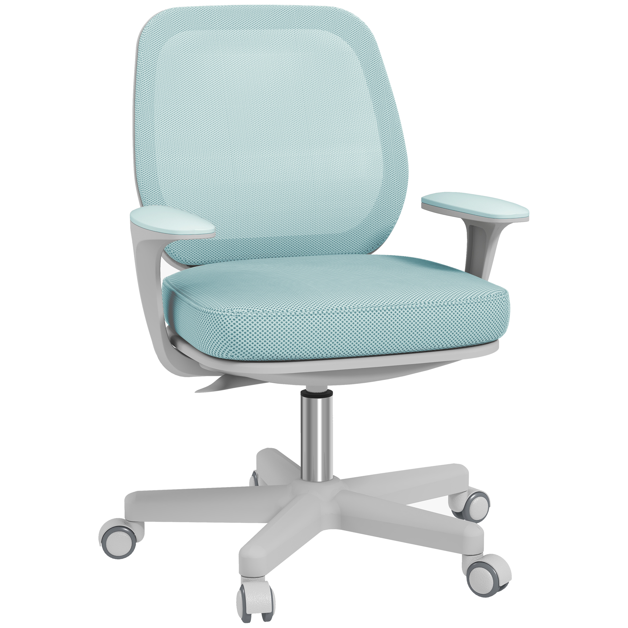 HINCKLEY 44 to 56 cm Adjustable Mesh Back Office Chair - Light Green