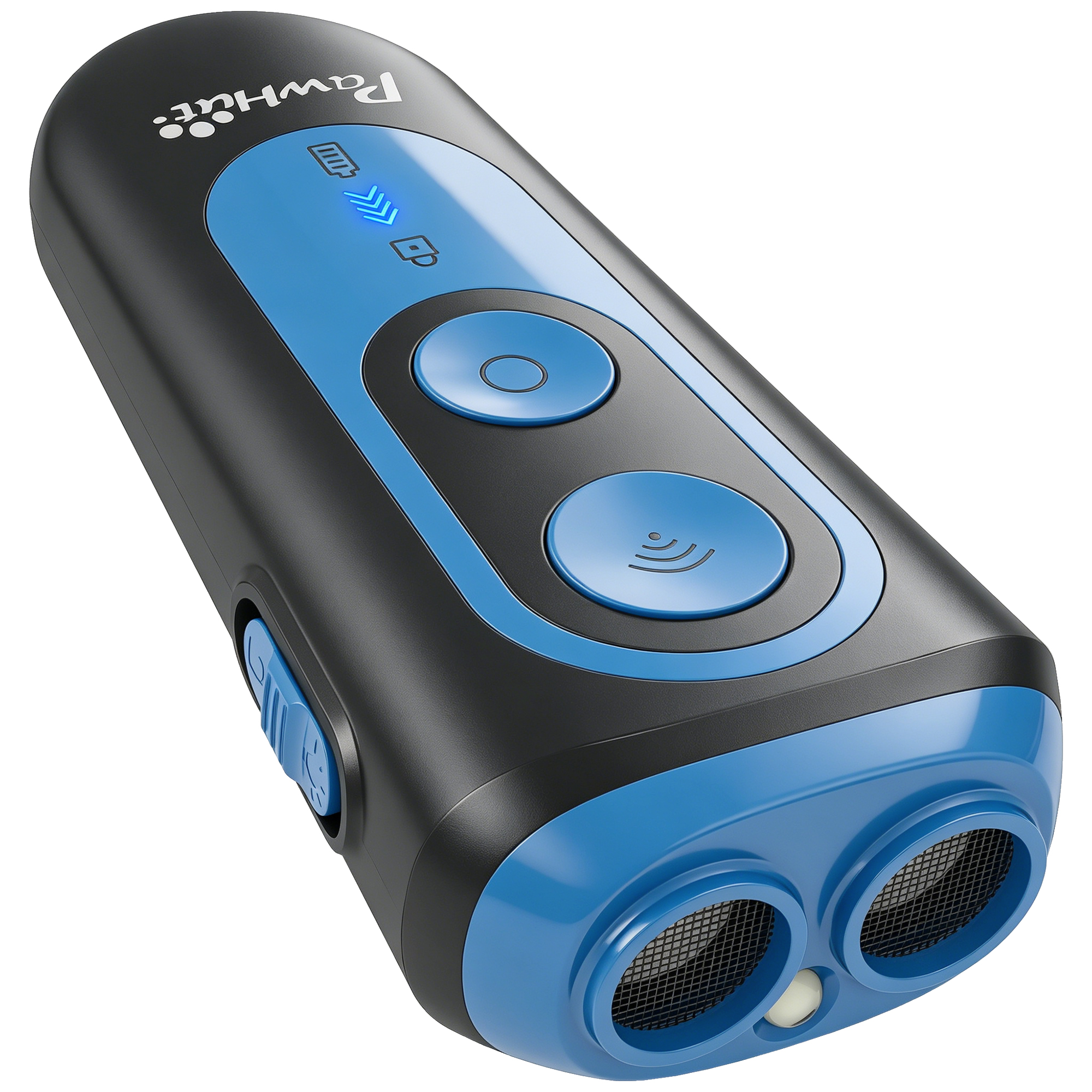 WOODHURST Ultrasonic Anti Barking Device for Dogs with 5 Modes, Vibration and LED Flashlight - Black