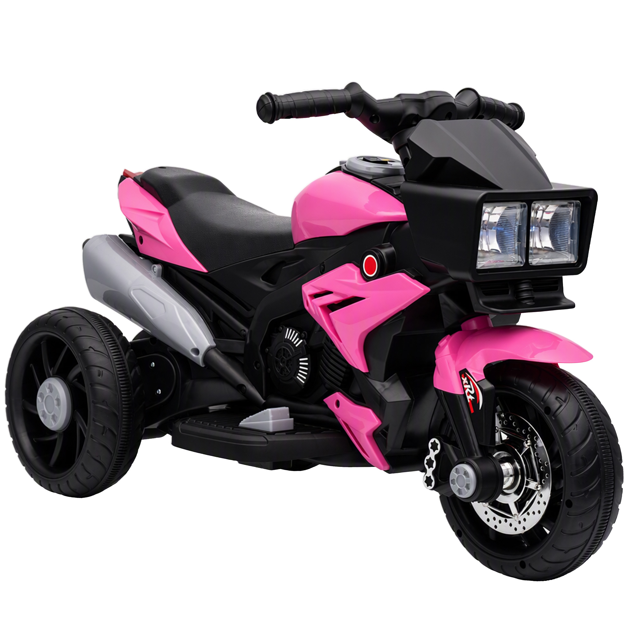 BLAZEWELL 3-Wheel Kids Electric Motorcycle with Horn - Pink