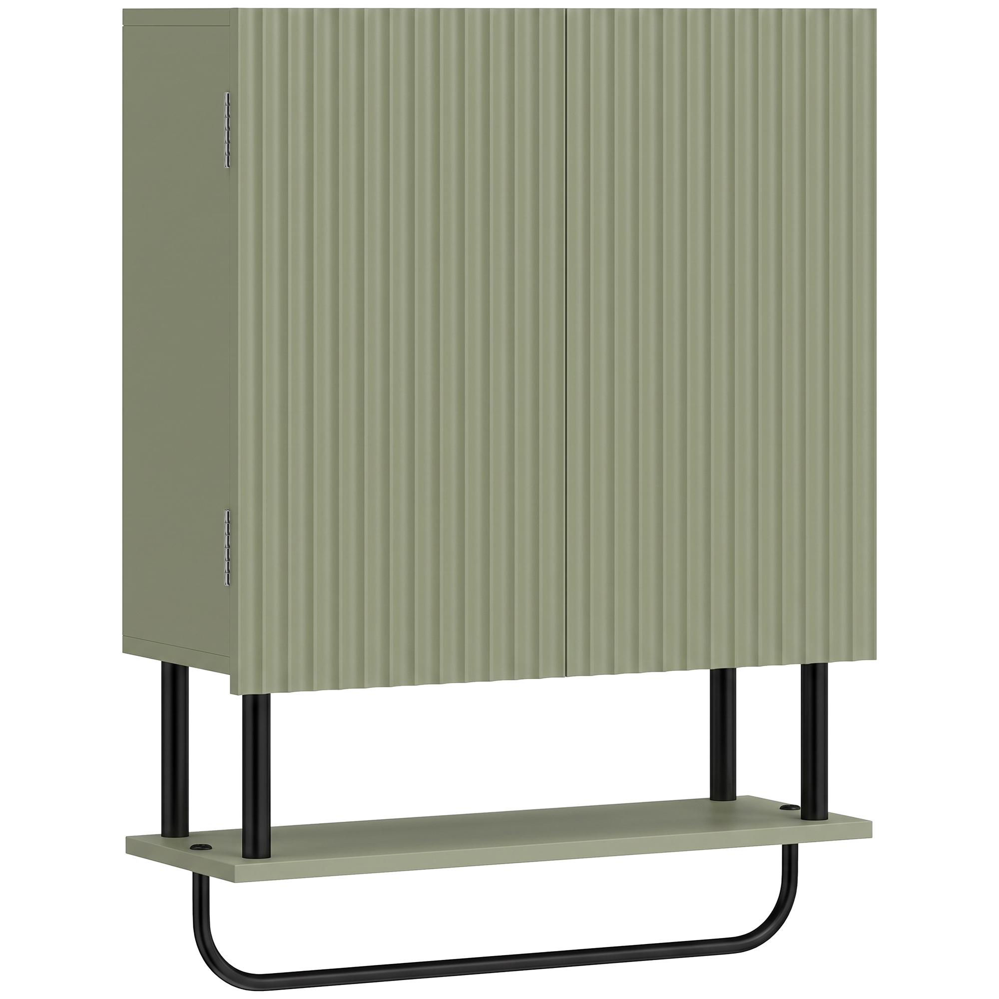 ARDENFORD Bathroom Wall Cabinet with Doors - Green