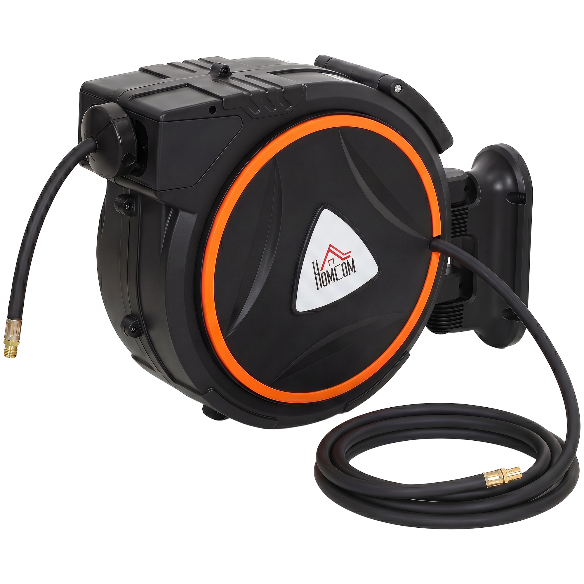 ARCWOOD 20m Retractable Air Hose Reel, 150 Bar - Black