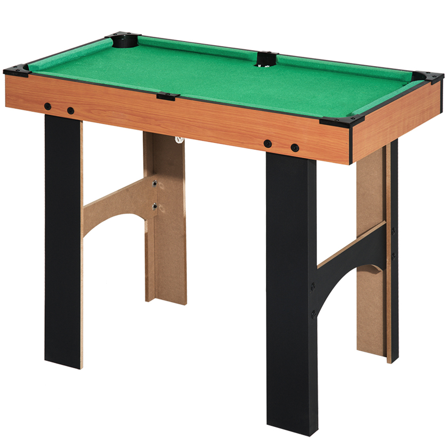 AMBERBROOK 4-in-1 Multi-Game Table with Hockey, Foosball and Billiards