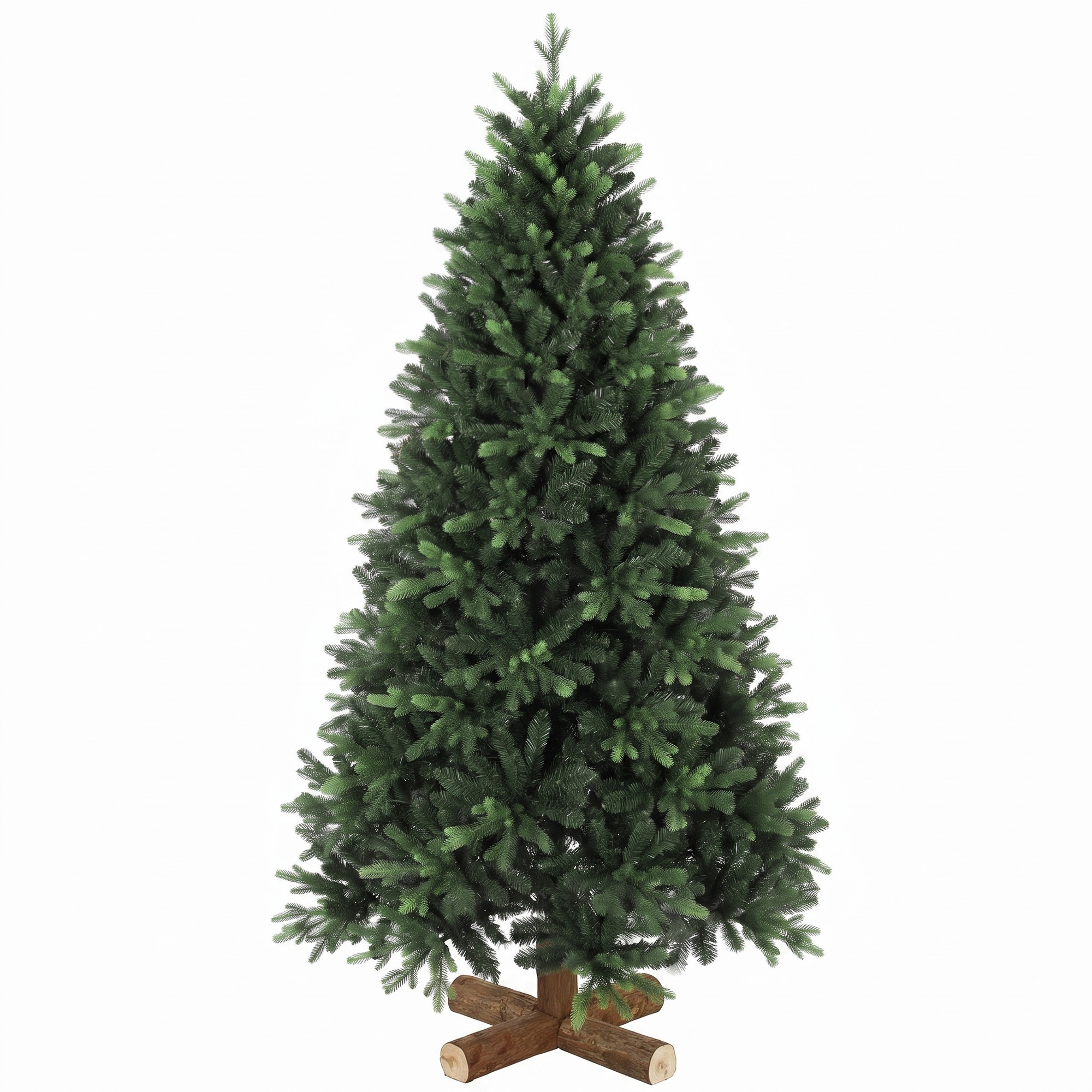 AURAPOINT 6ft Artificial Christmas Tree with 2,419 Branch Tips - Green