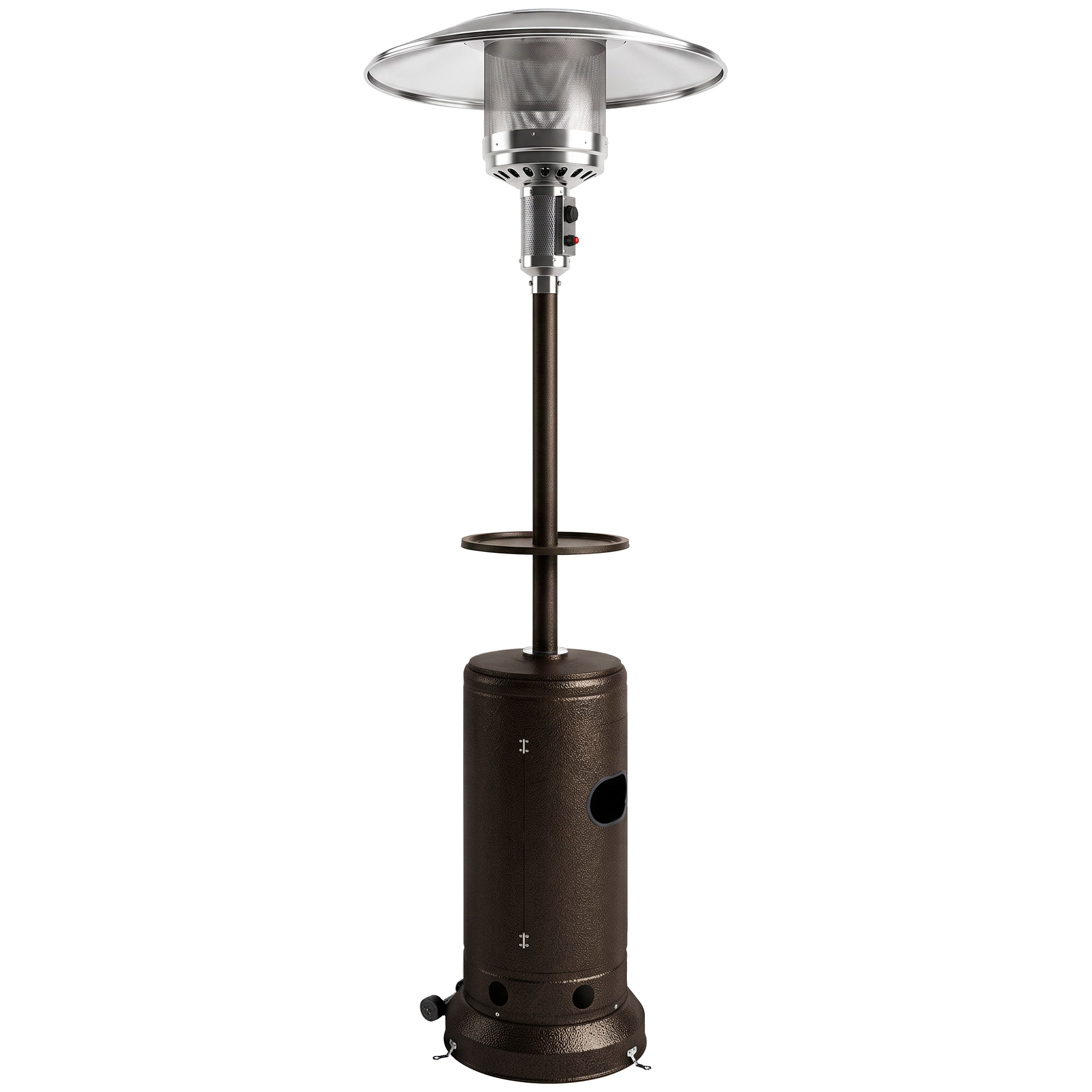 BREEZEMOOR 13kW Gas Patio Heater with Table Tray - Brown