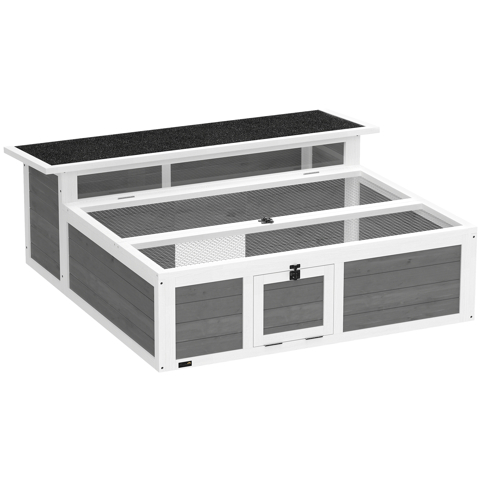 APEXGATE Wooden Tortoise House with Observation Window
