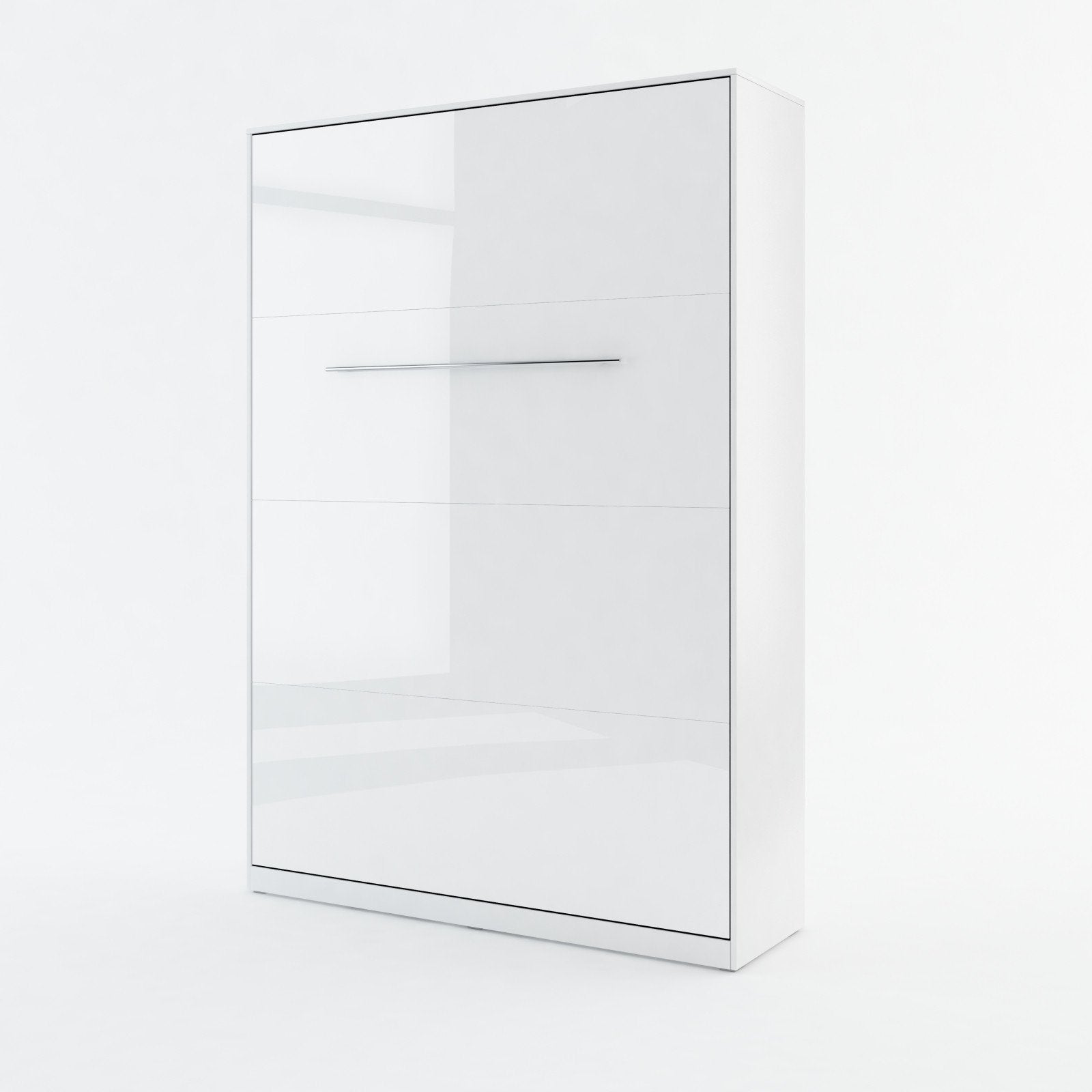 ArtNest Classic Concept Vertical Wall Bed 140cm - White Gloss