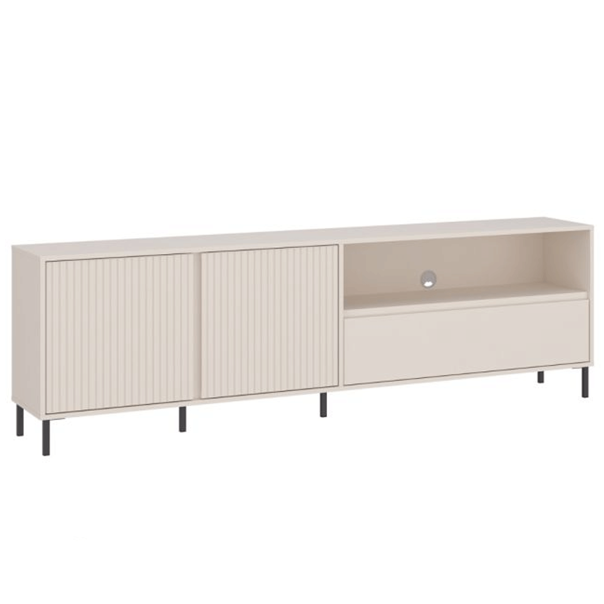 AURELITH 2 Doors TV Unit with 1 Drawer - Beige