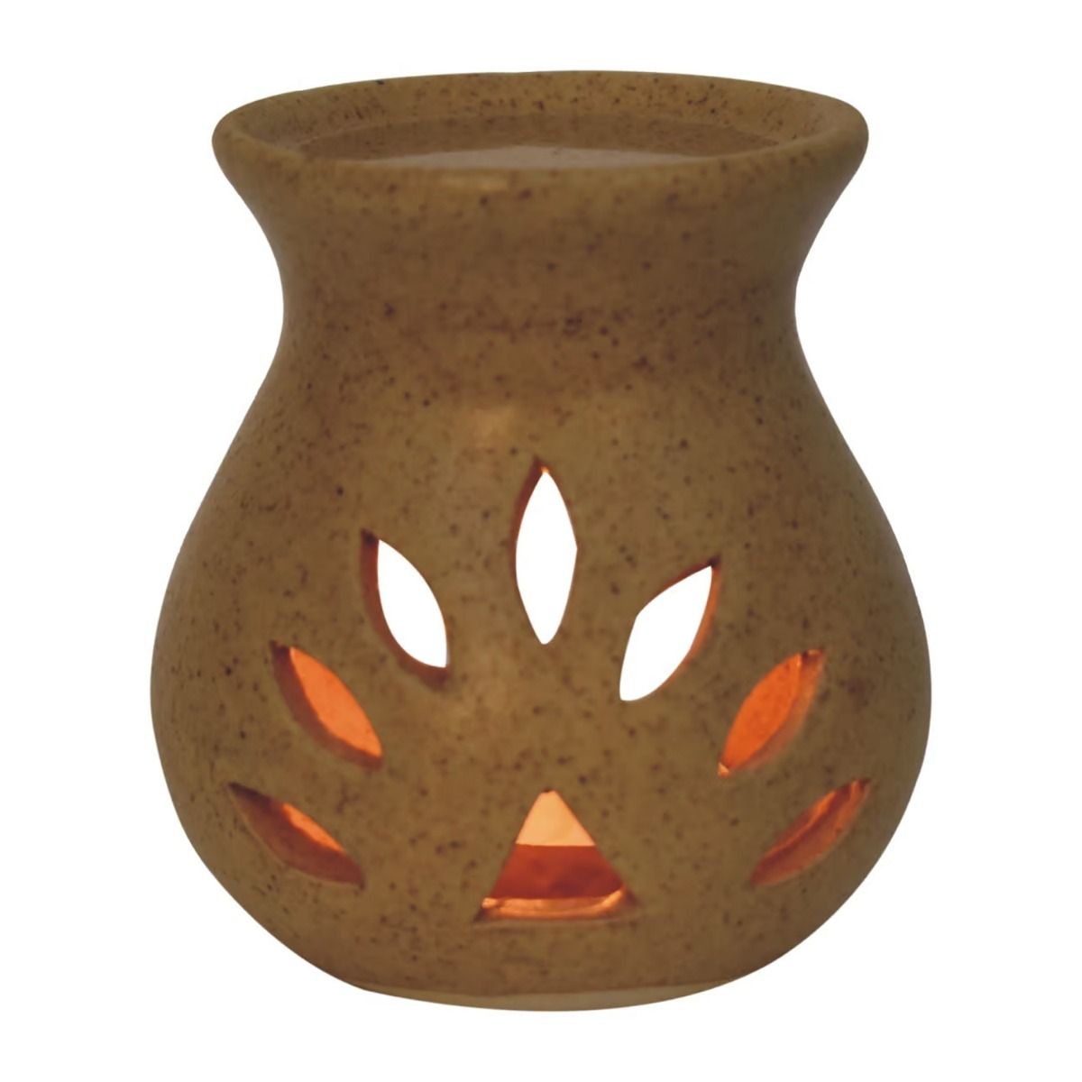 Beige Cut-out Oil Burner Set