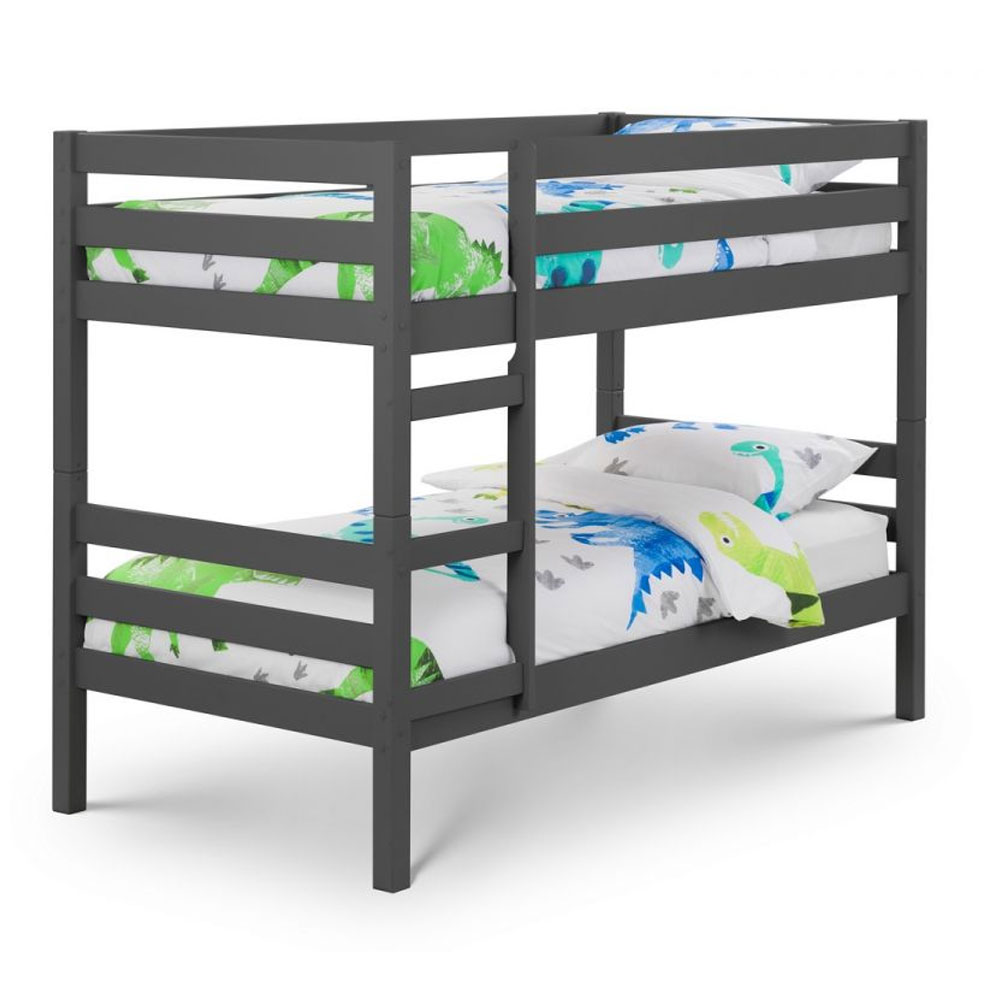 Camden Solid Pine Bunk Bed - Anthracite Finish
