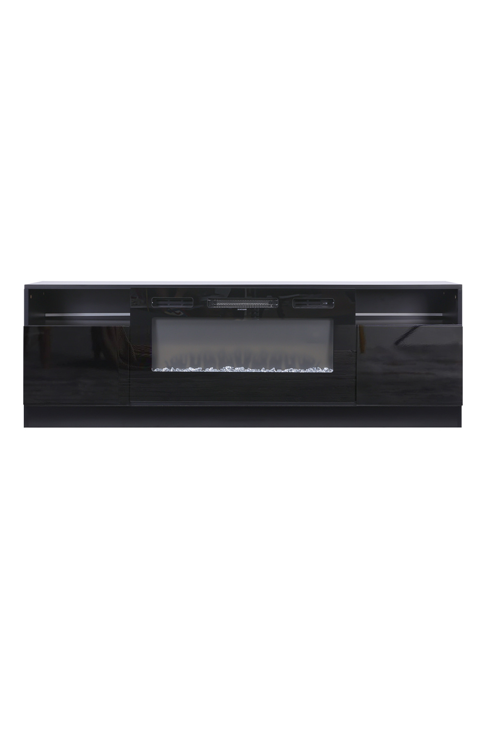 Recessed Electric Fireplace TV Stand
