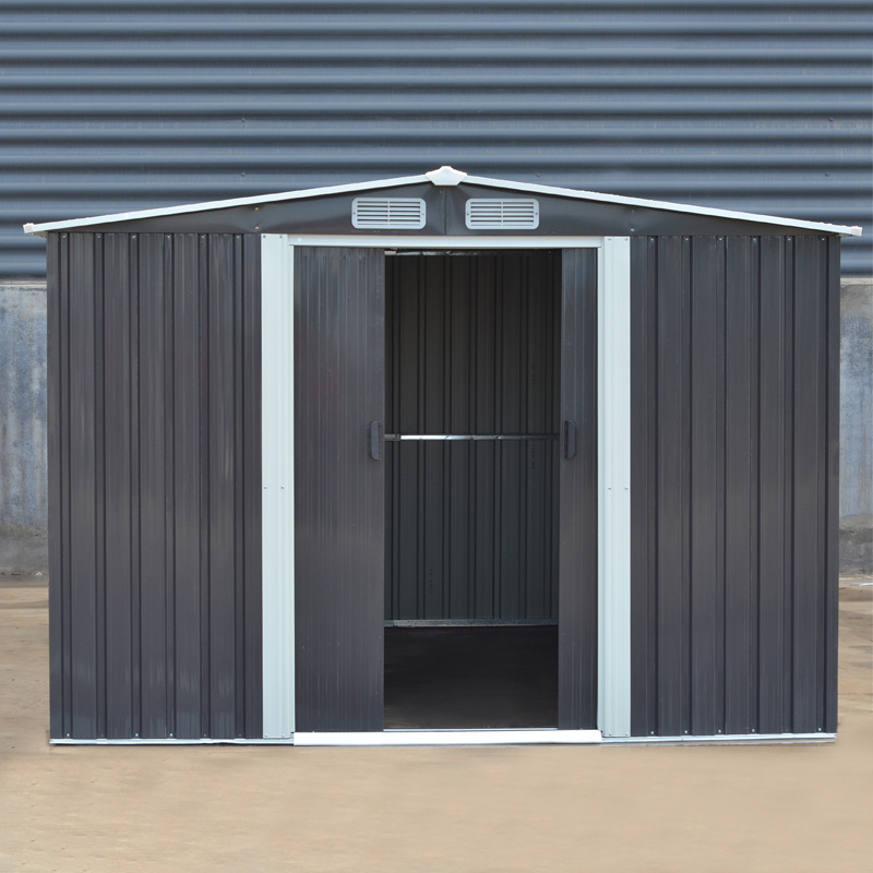 Large Metal Garden Tool Storage Shed