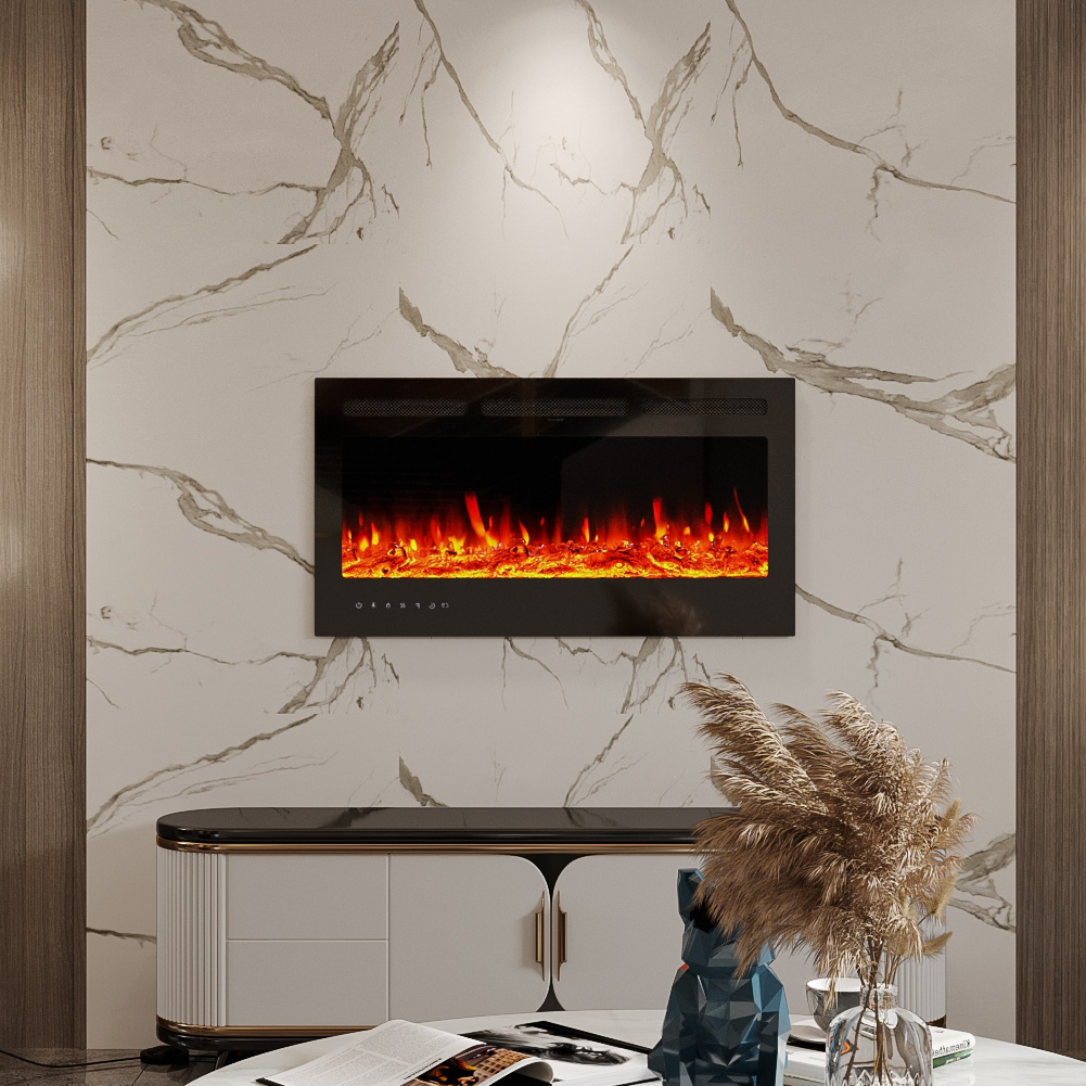 Electric Fireplace - Recessed/Wall Mount - 102cm W