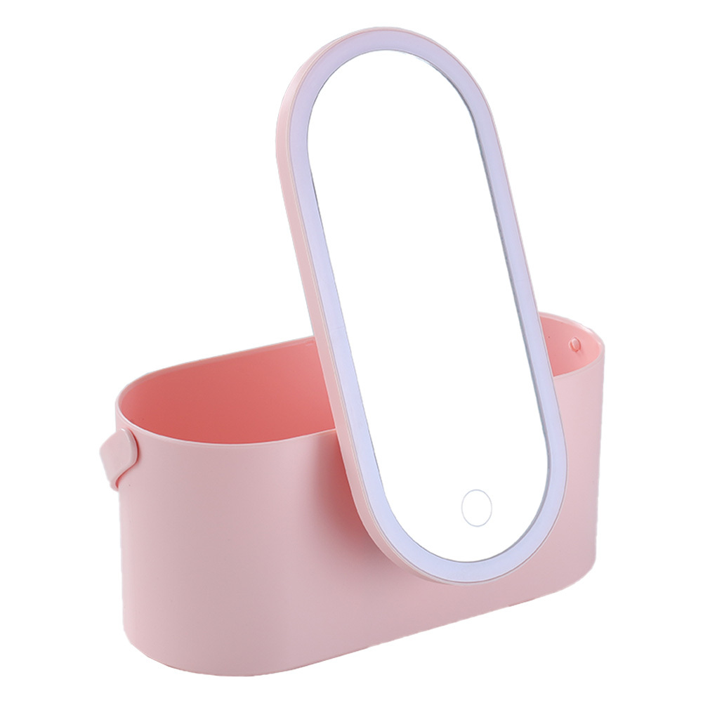 Portable LED-Lit Travel Makeup Vanity Box