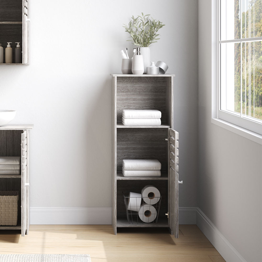 Minimalist Wooden Freestanding Bathroom Cabinet