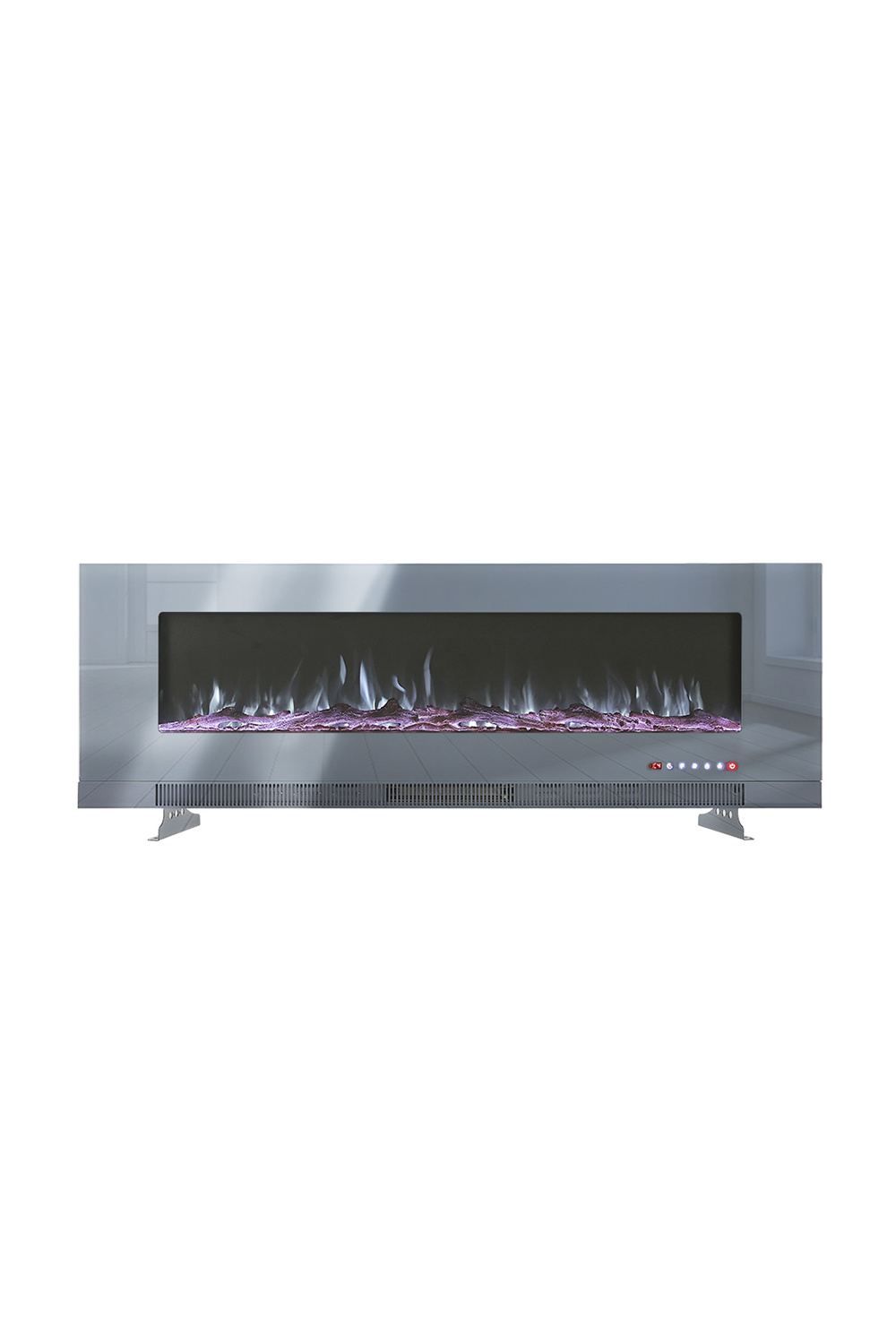 60-inch Wall-Mounted Electric Fireplace