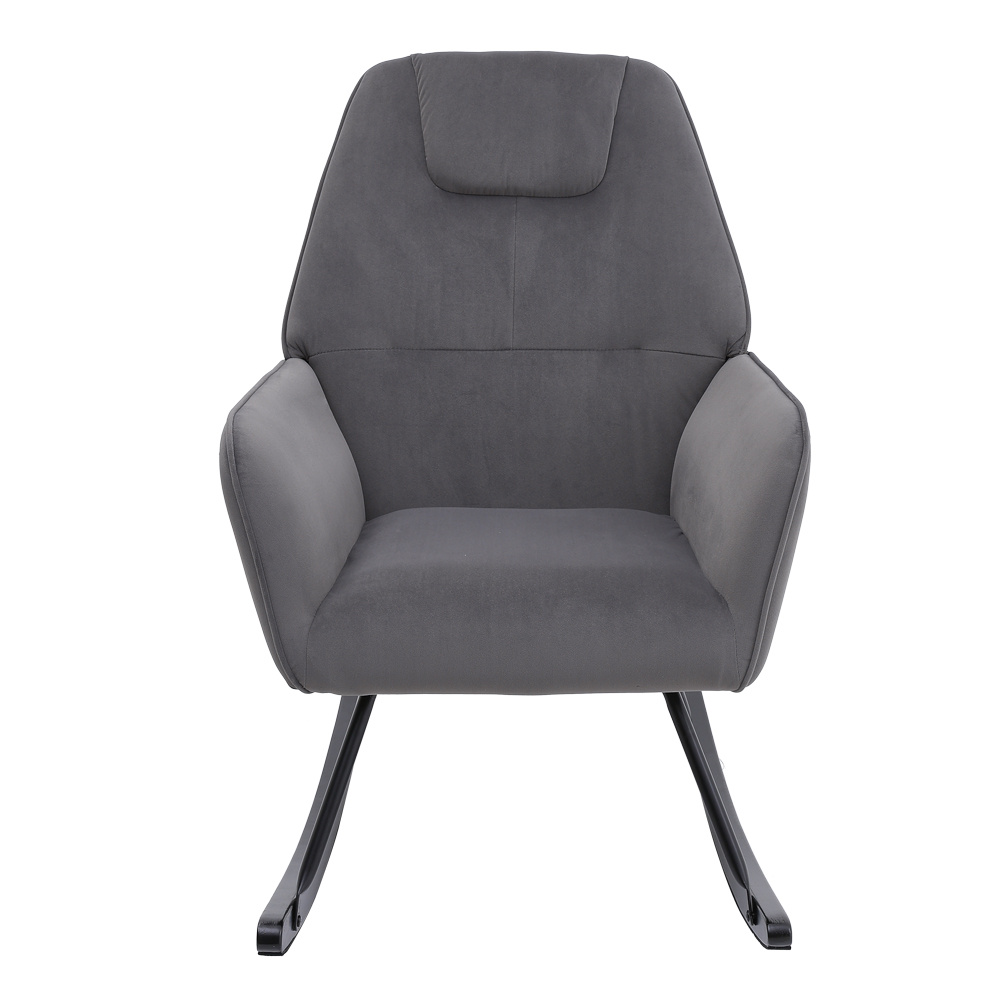 Cozy Grey Nursery Rocking Chair - Grey