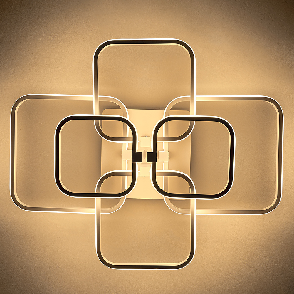 Square Semi Flush Ceiling Light