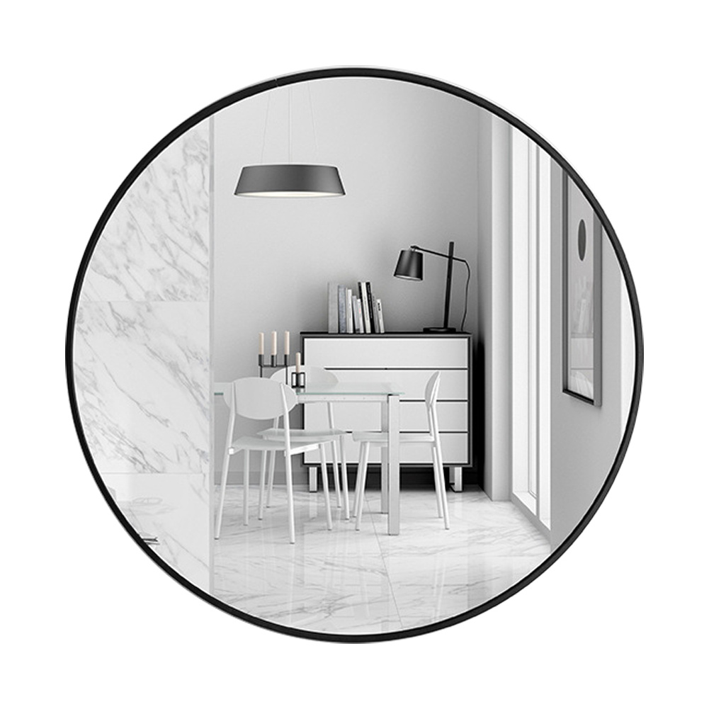 Nordic Wall Hanging Bathroom Mirror 40cm 40X5.5CM